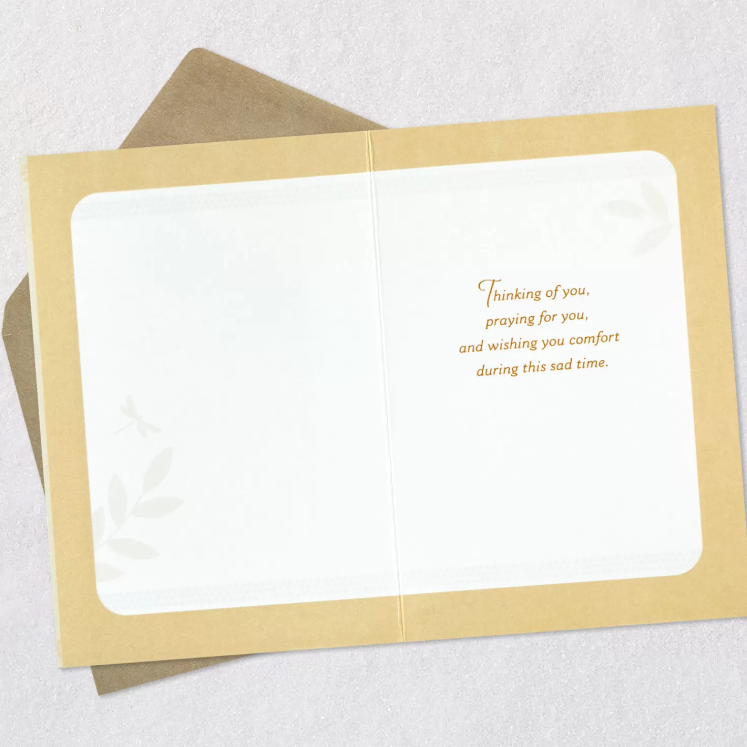 Shop Thinking Of You And Wishing You Comfort Sympathy Card Sympathy