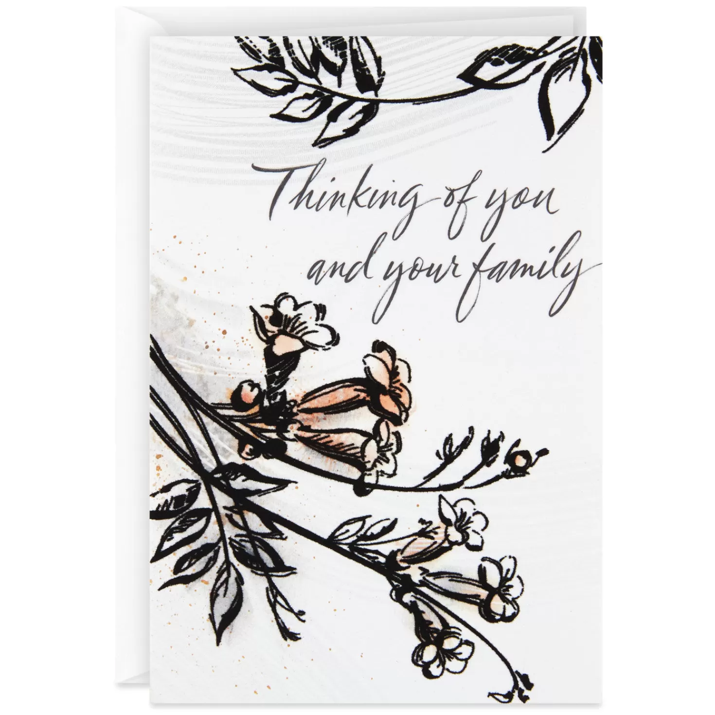 Shop Thinking Of You And Your Family Sympathy Card Sympathy
