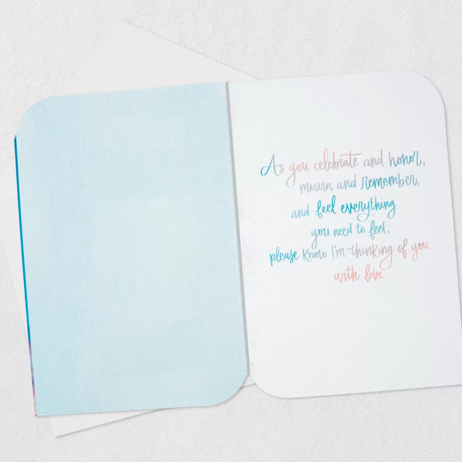 Shop Thinking Of You With Love Sympathy Card For Loss Of Partner Sympathy