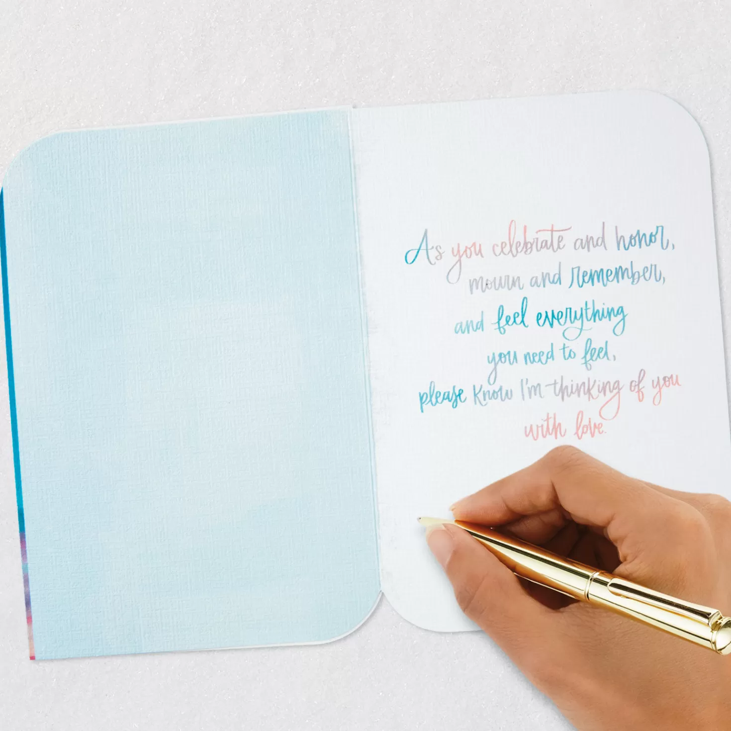 Shop Thinking Of You With Love Sympathy Card For Loss Of Partner Sympathy