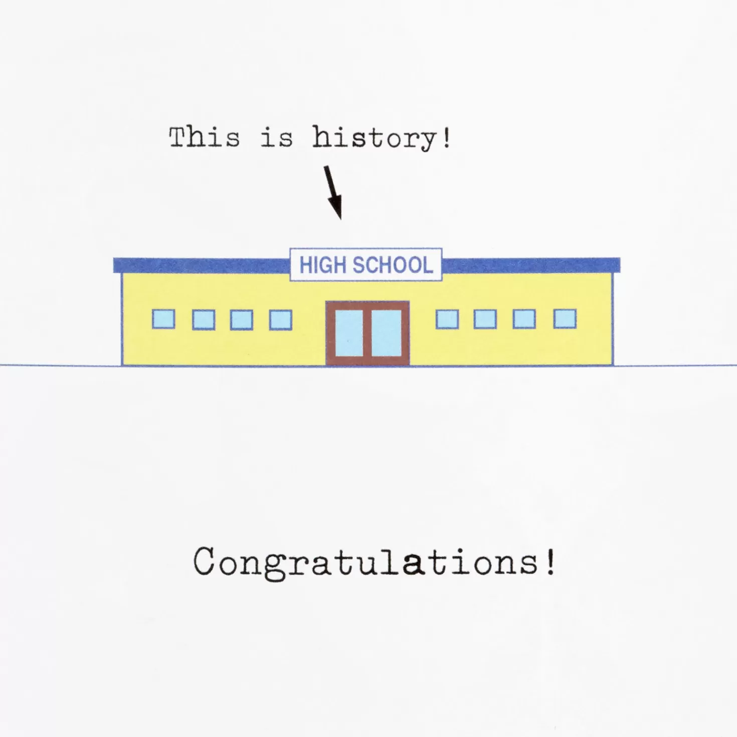 Best Sale This Is History Funny High School Graduation Card Graduation
