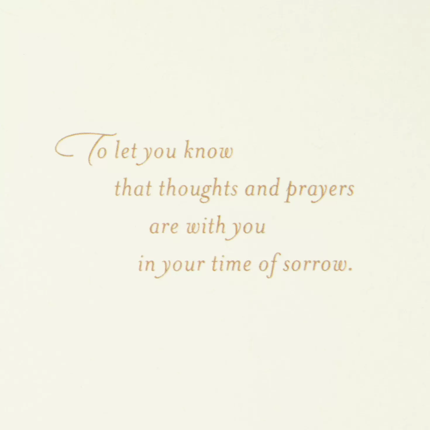 Sale Thoughts And Prayers Are With You Sympathy Card Sympathy
