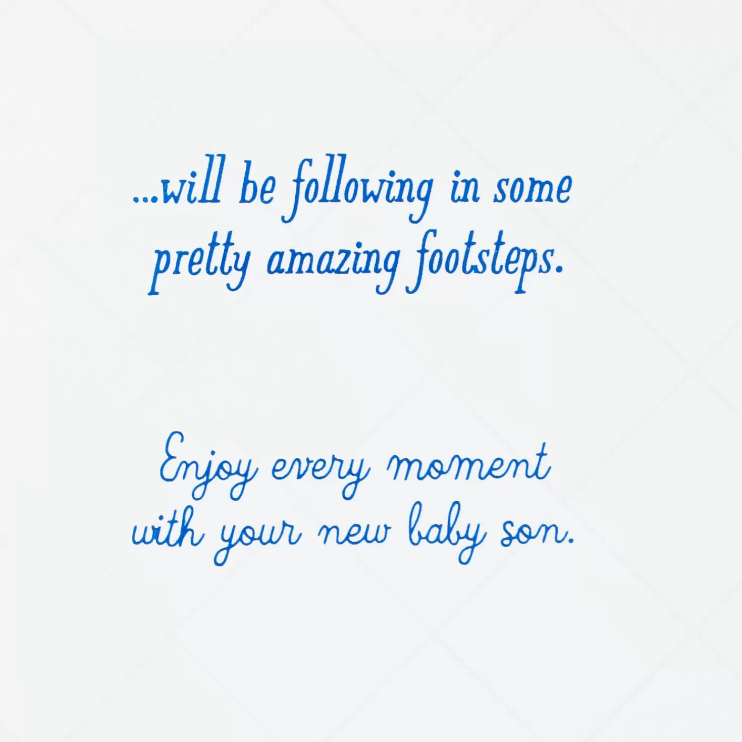 Baby>Hallmark Tiny Blue Sneakers New Baby Boy Card