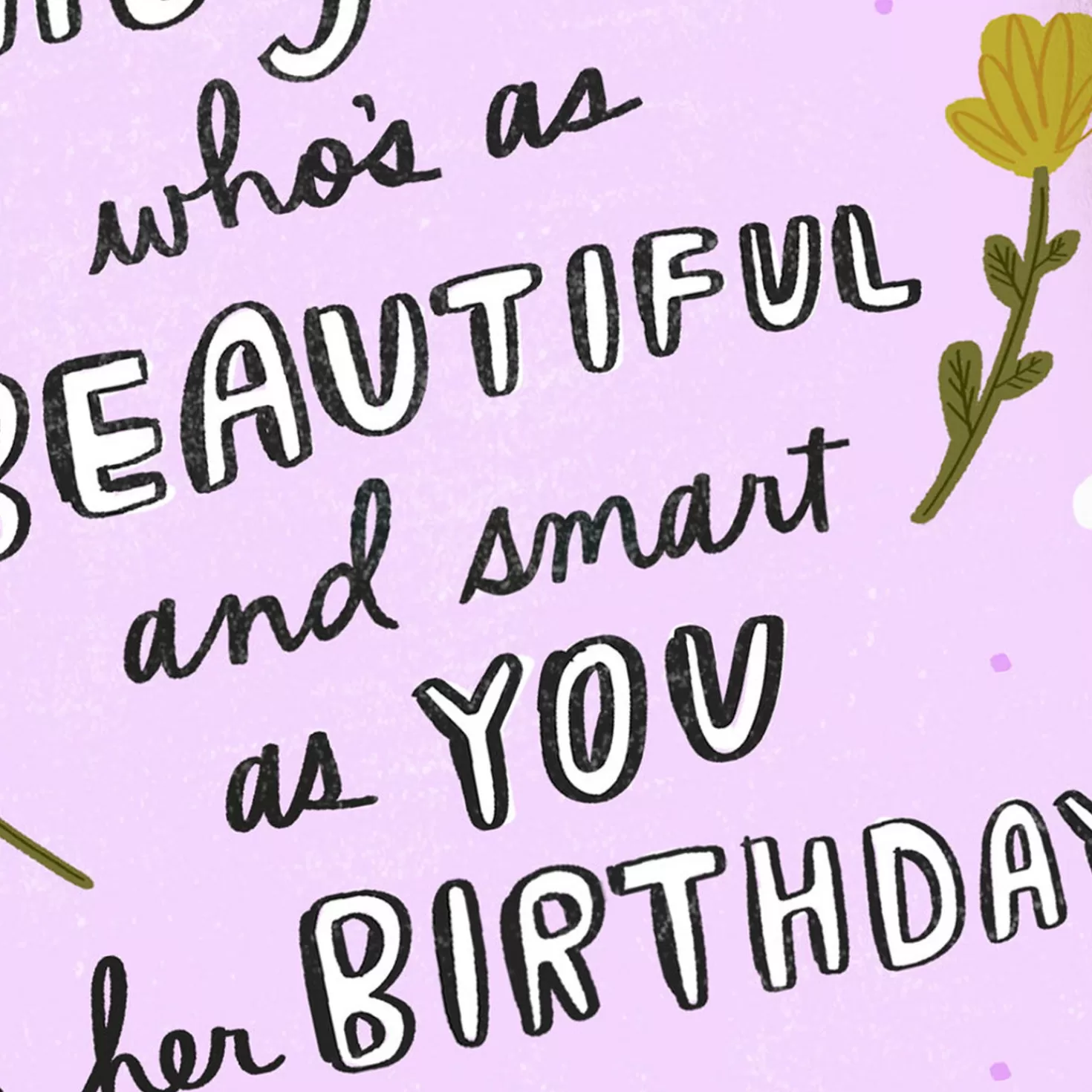 Birthday>Hallmark To A Daughter Who's Smart And Beautiful Funny Birthday Card