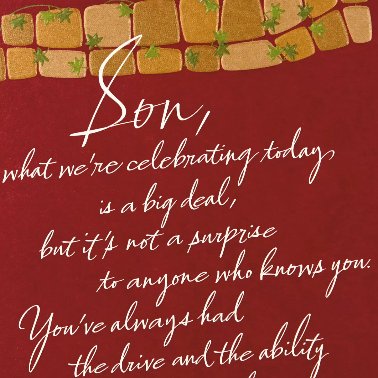 Clearance Today Is A Big Deal College Graduation Card For Son Graduation