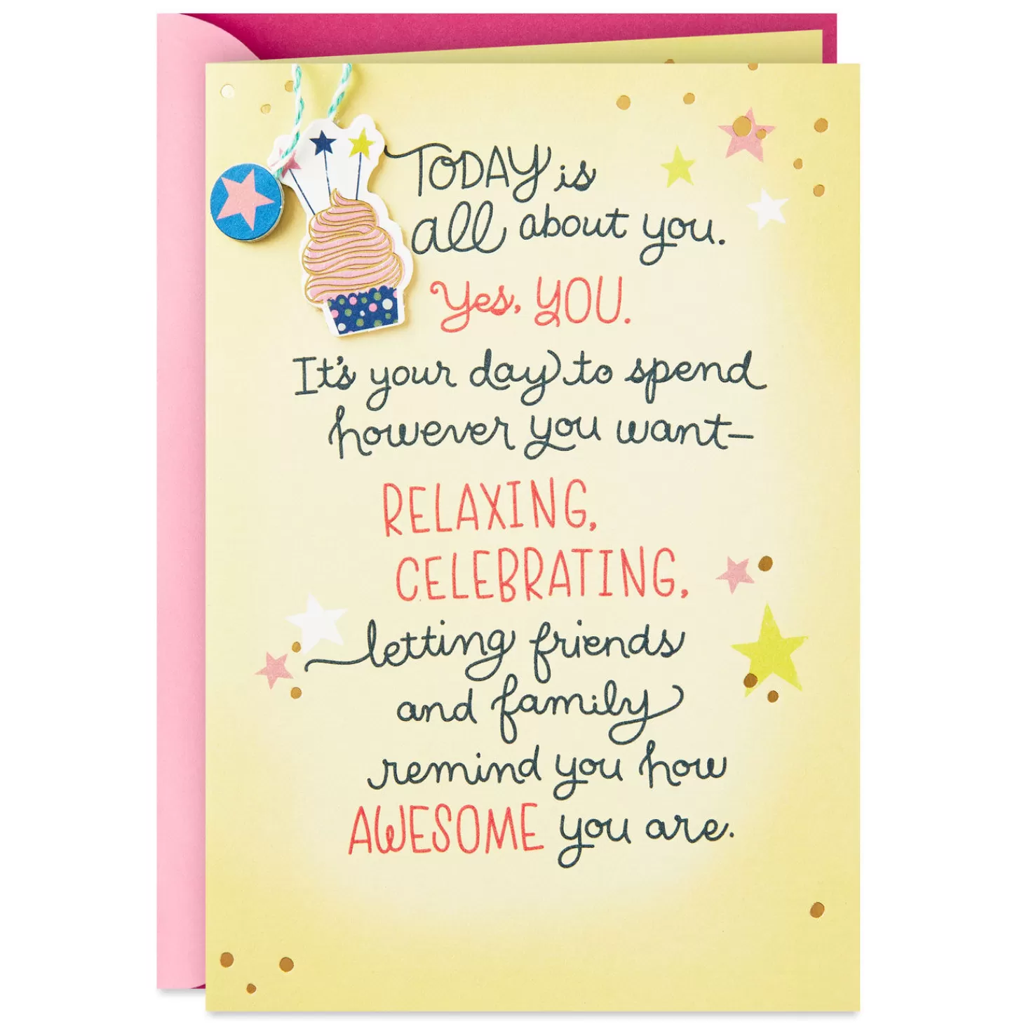 Birthday>Hallmark Today Is All About You Birthday Card