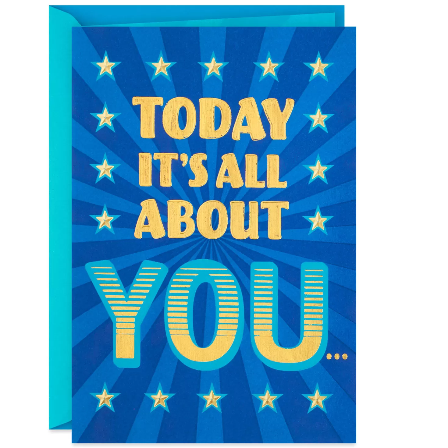Birthday>Hallmark Today It's All About You Birthday Card