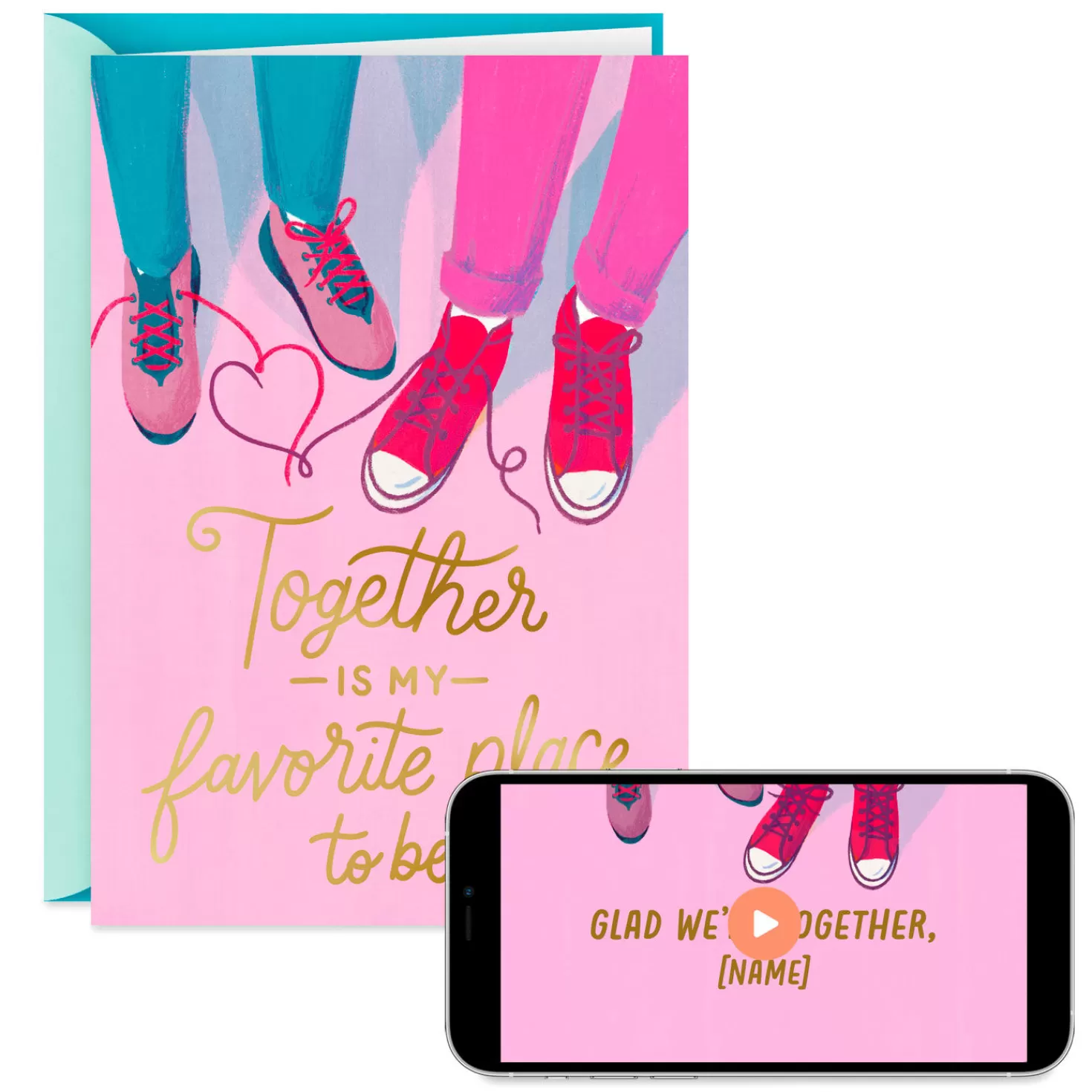 Anniversary>Hallmark Together Is My Favorite Place Video Greeting Love Card