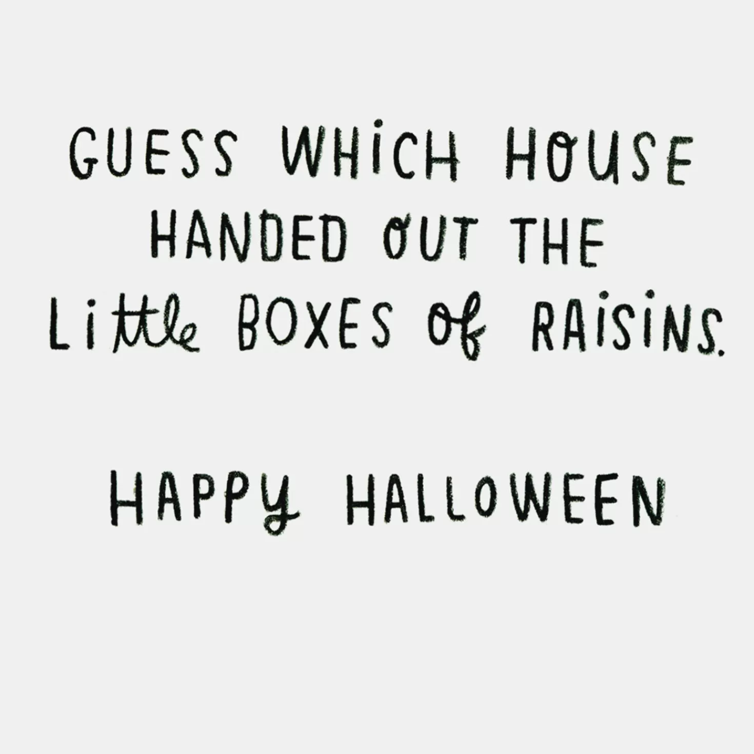 Halloween (10/31)>Hallmark Toilet Papered House Funny Halloween Card