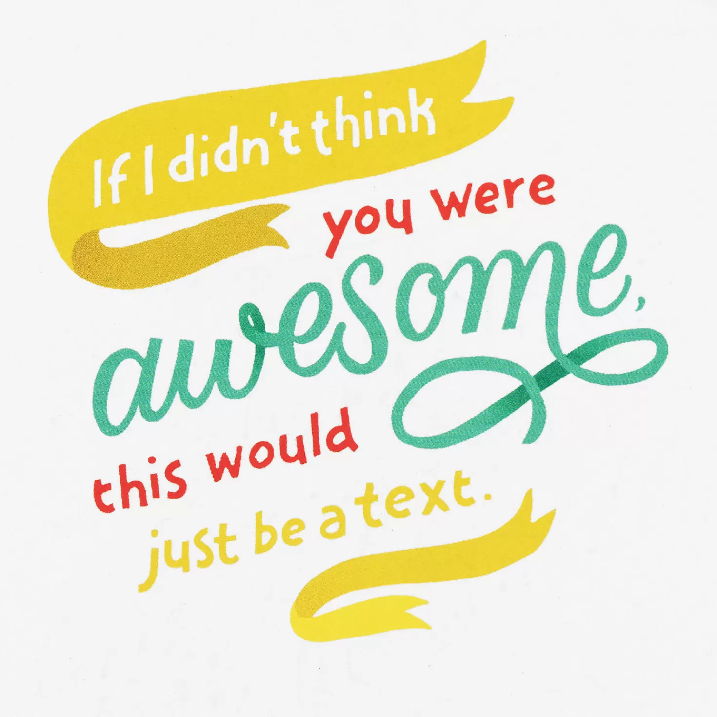 Birthday>Hallmark Too Awesome For A Text Happy Birthday Card
