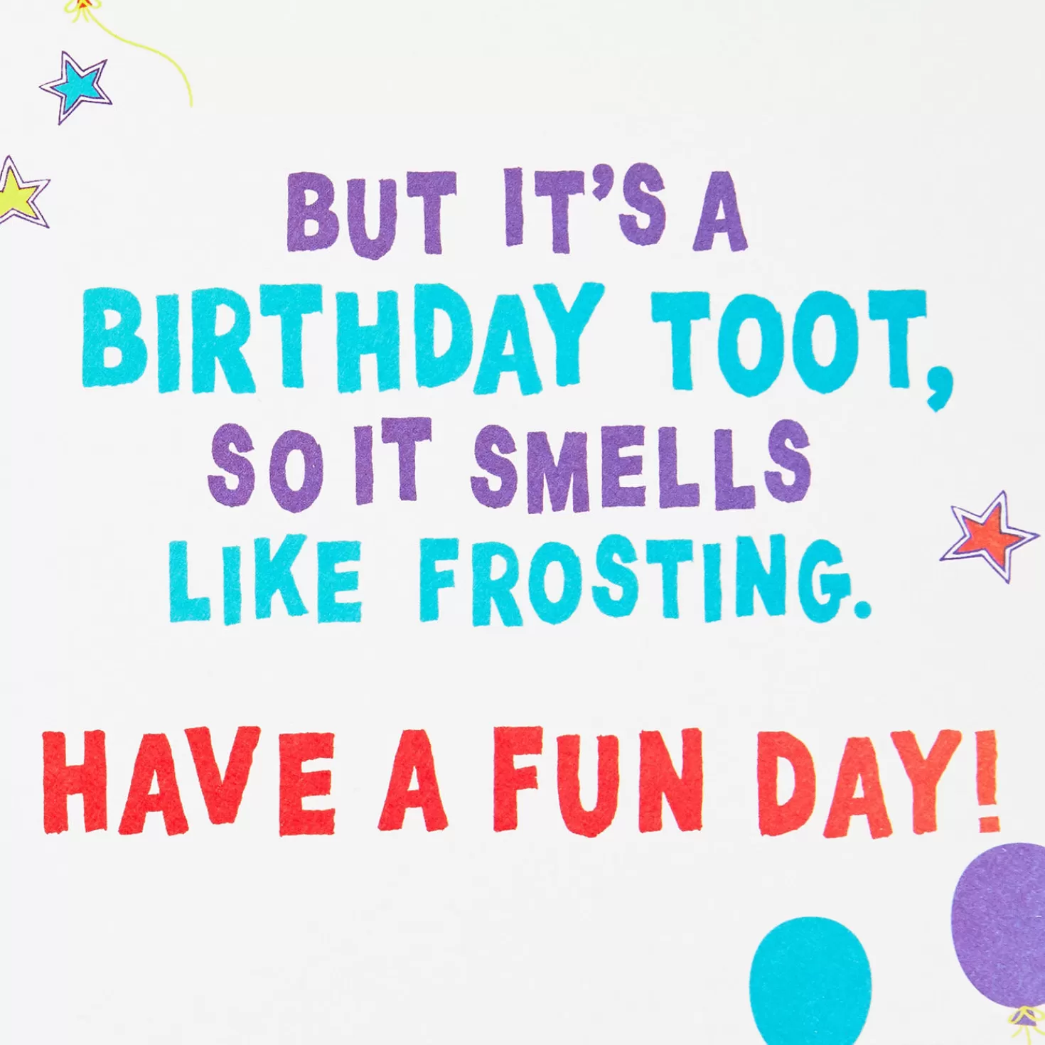 Birthday>Hallmark Tooting Hamster Customizable Kids Funny Birthday Card With Age Stickers