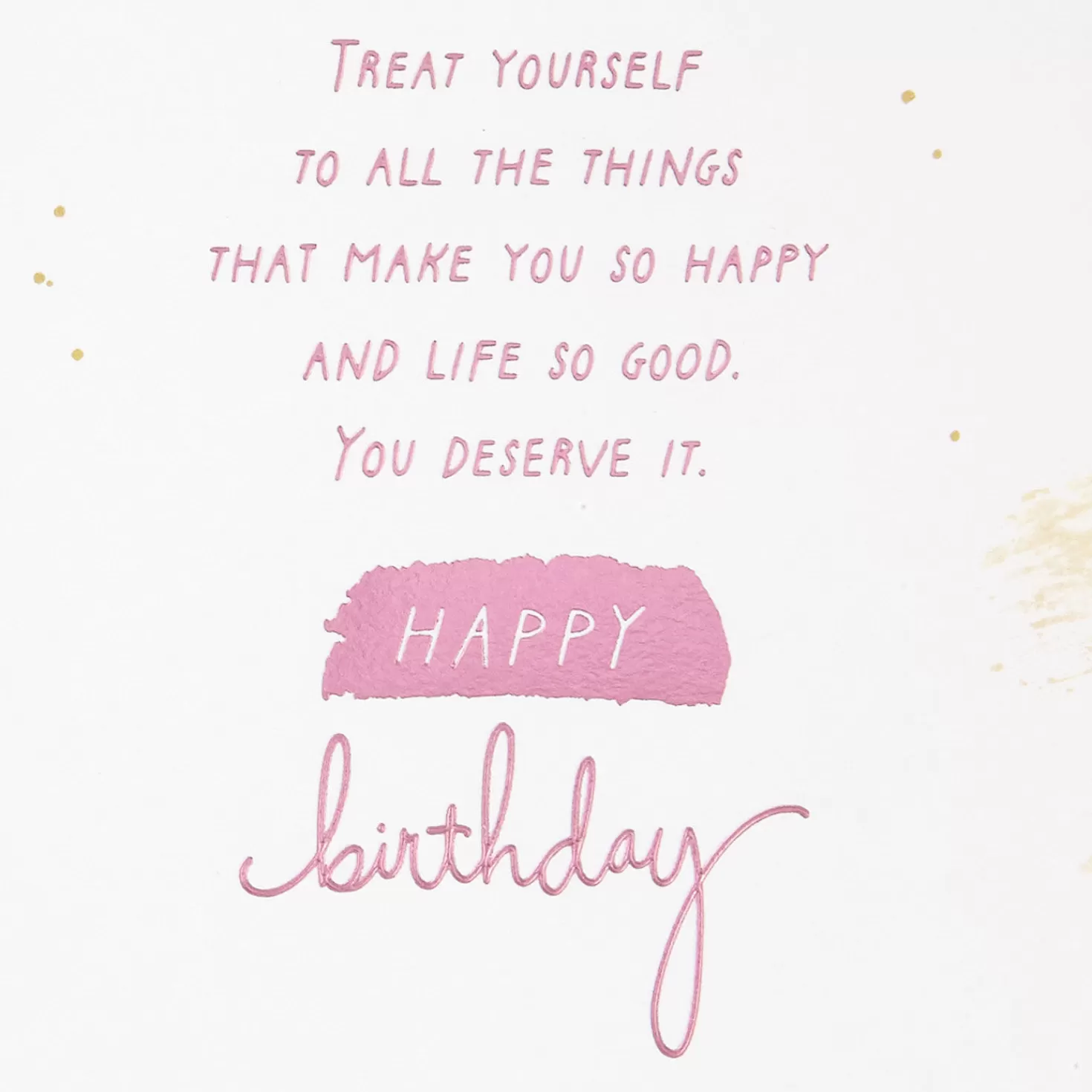 Birthday>Hallmark Treat Yourself Birthday Card For Her