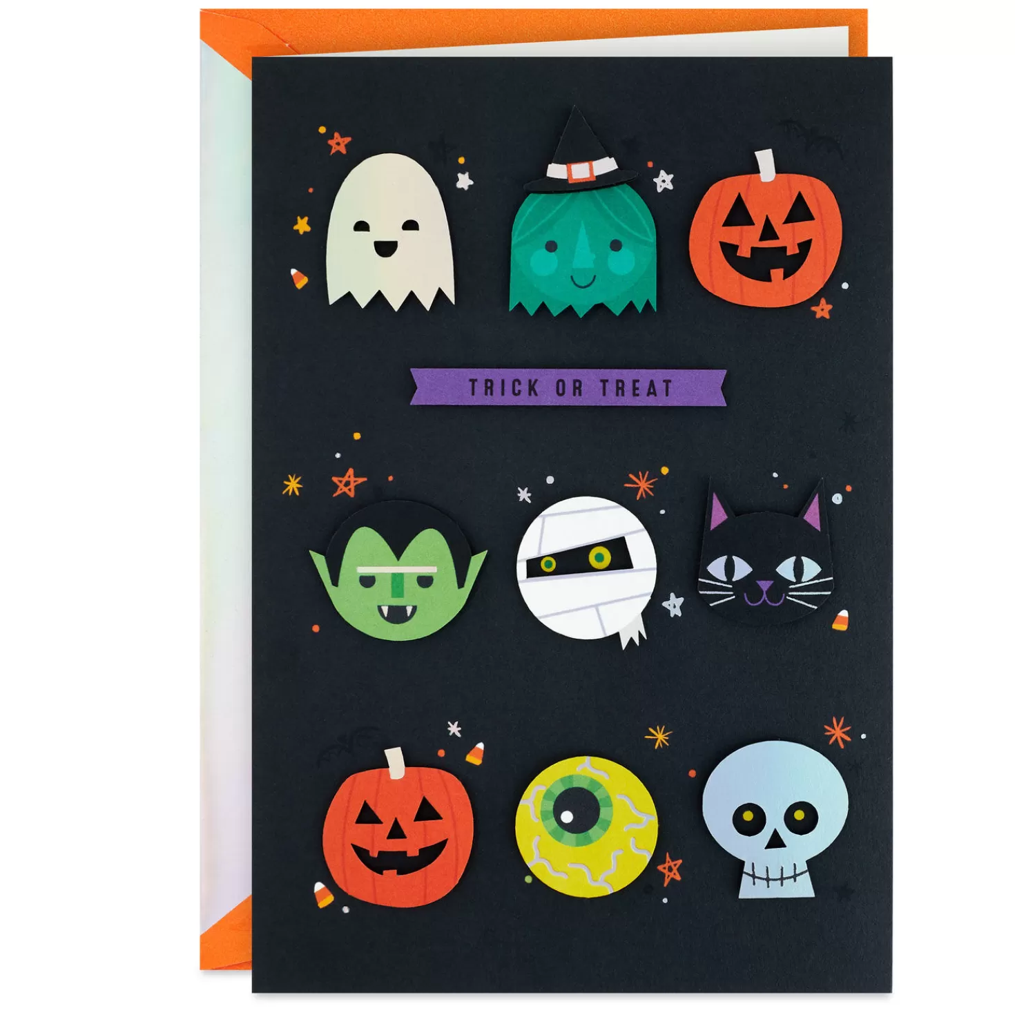 Halloween (10/31)>Hallmark Trick Or Treat Halloween Icons Halloween Card