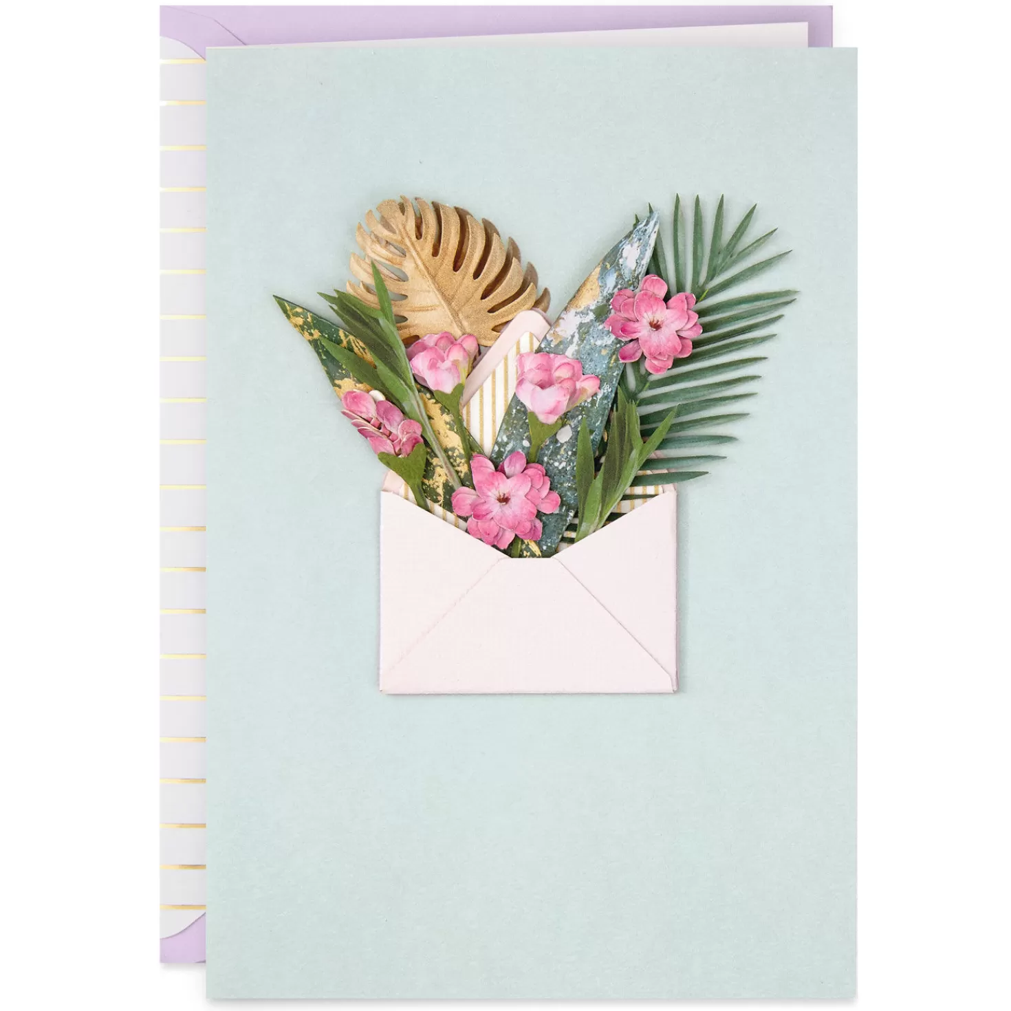 Outlet Tropical Plants In Envelope Blank Card Encouragement