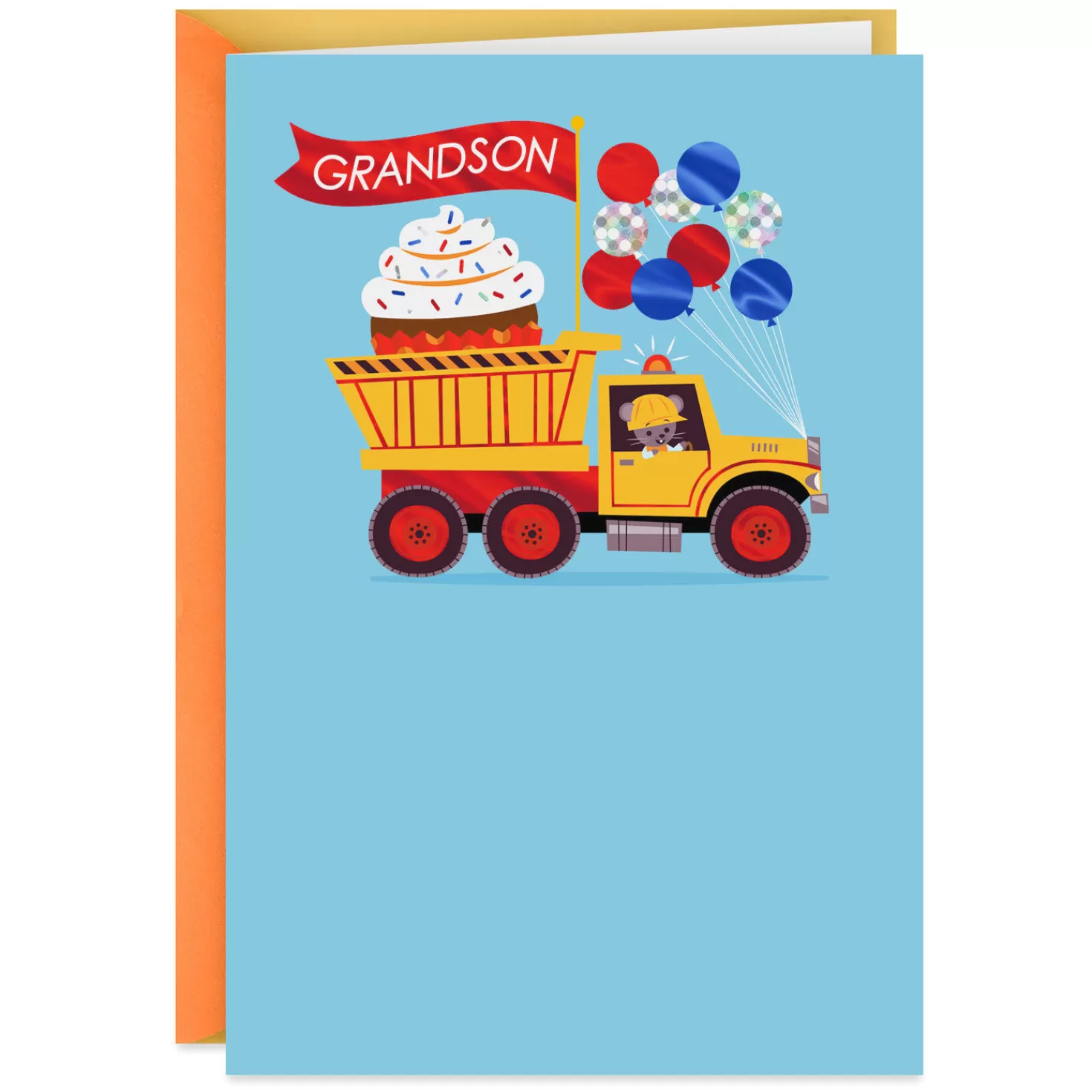 Birthday>Hallmark Truckload Of Love Birthday Card For Grandson