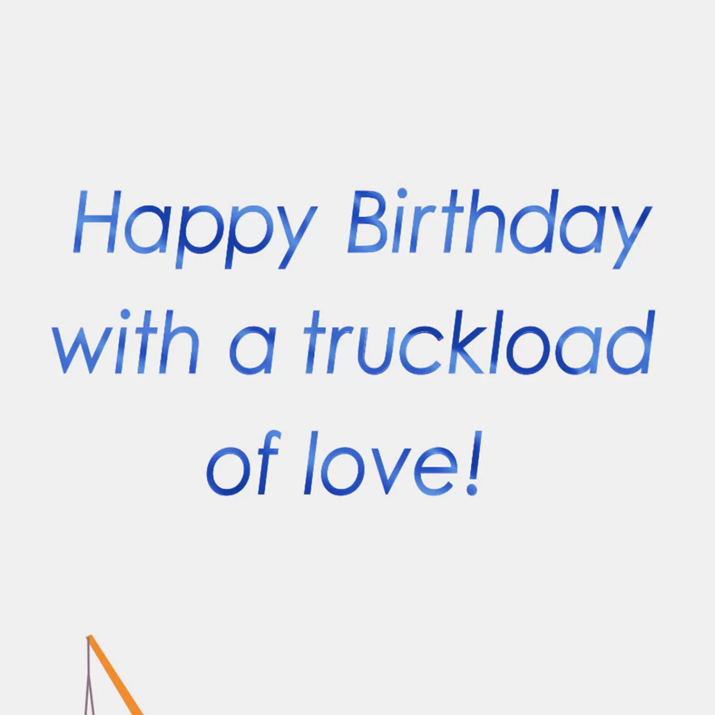 Birthday>Hallmark Truckload Of Love Birthday Card For Grandson