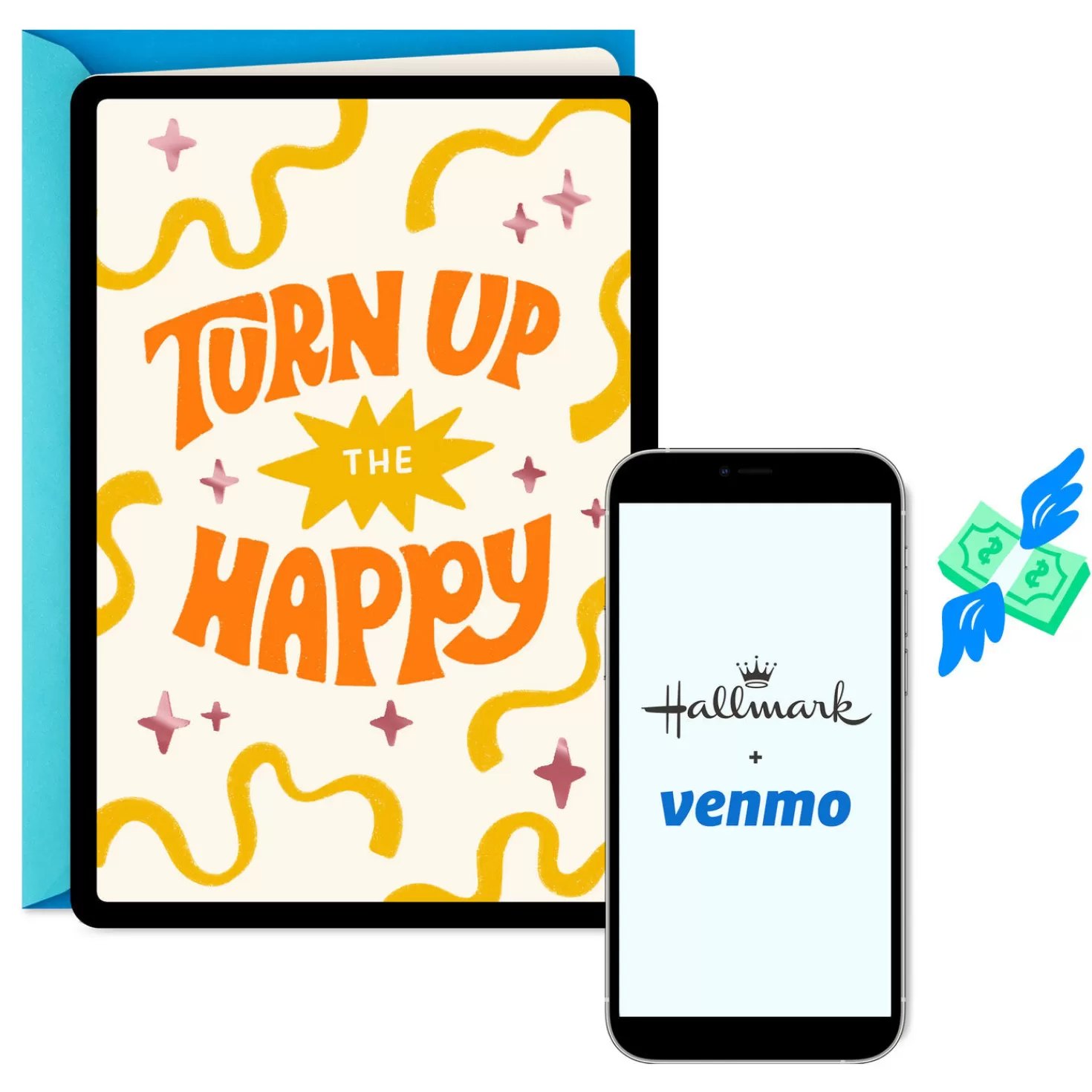 Birthday>Hallmark Turn Up The Happy Venmo Birthday Card
