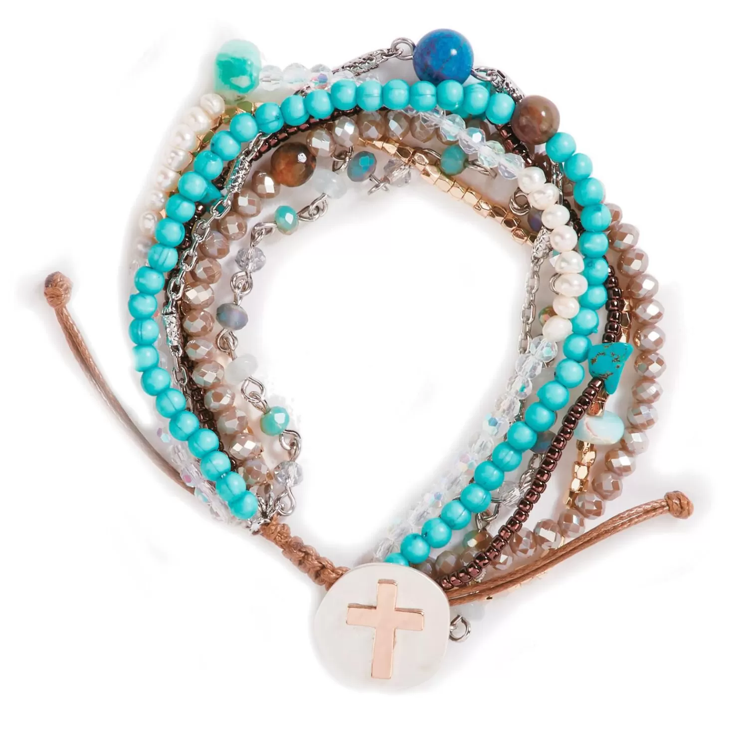 Cheap Turquoise Your Journey Layered Prayer Bracelet Encouragement