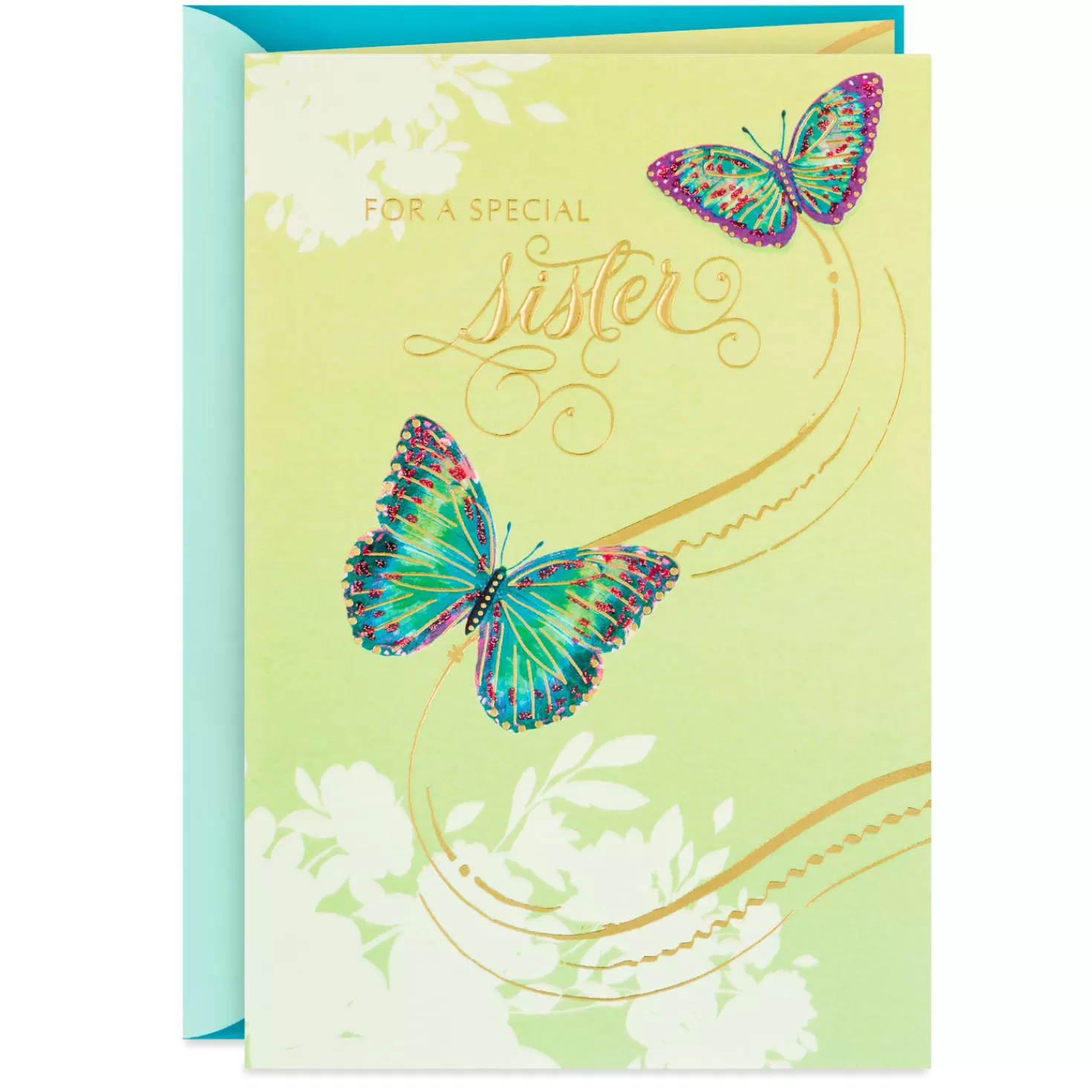 Birthday>Hallmark Two Butterflies Birthday Card For Sister