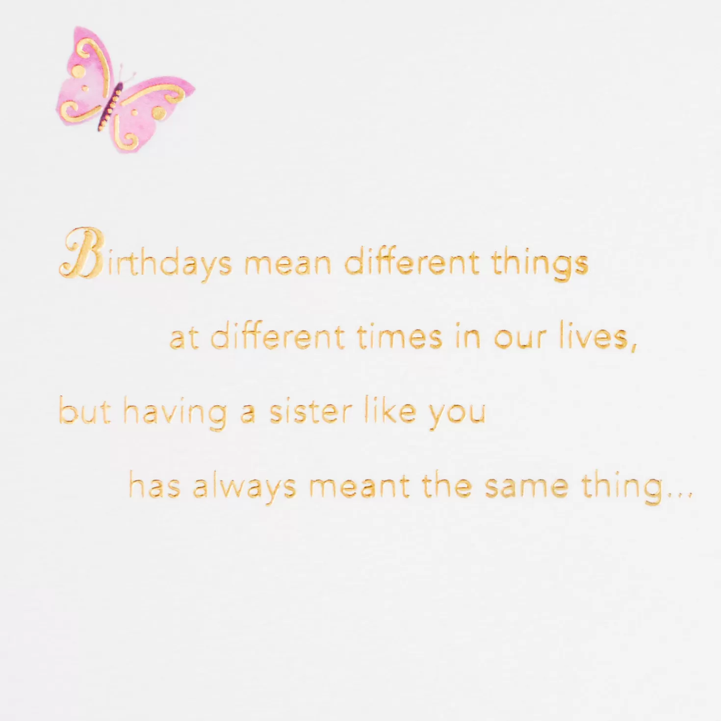 Birthday>Hallmark Two Butterflies Birthday Card For Sister