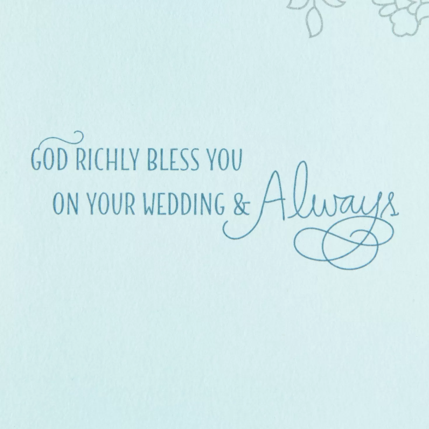 Fashion Two Hearts Joined For The Journey Religious Wedding Card Wedding