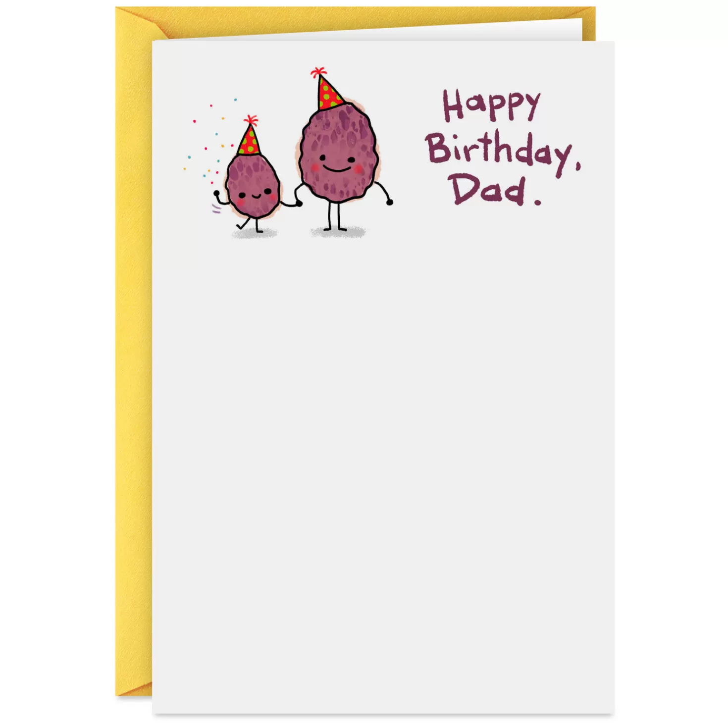 Birthday>Hallmark Two Raisins Funny Birthday Card For Dad