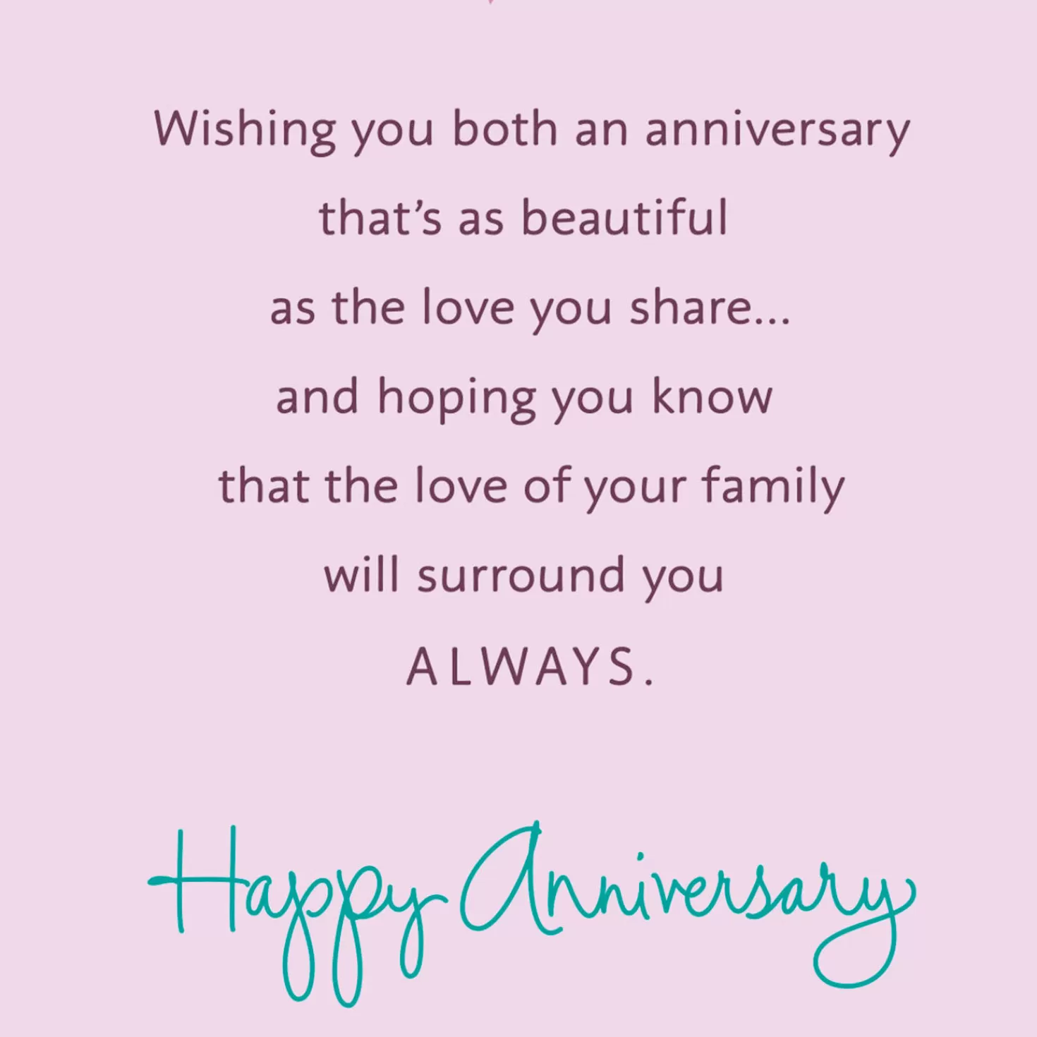 Anniversary>Hallmark Two Wonderful Grandparents Anniversary Card