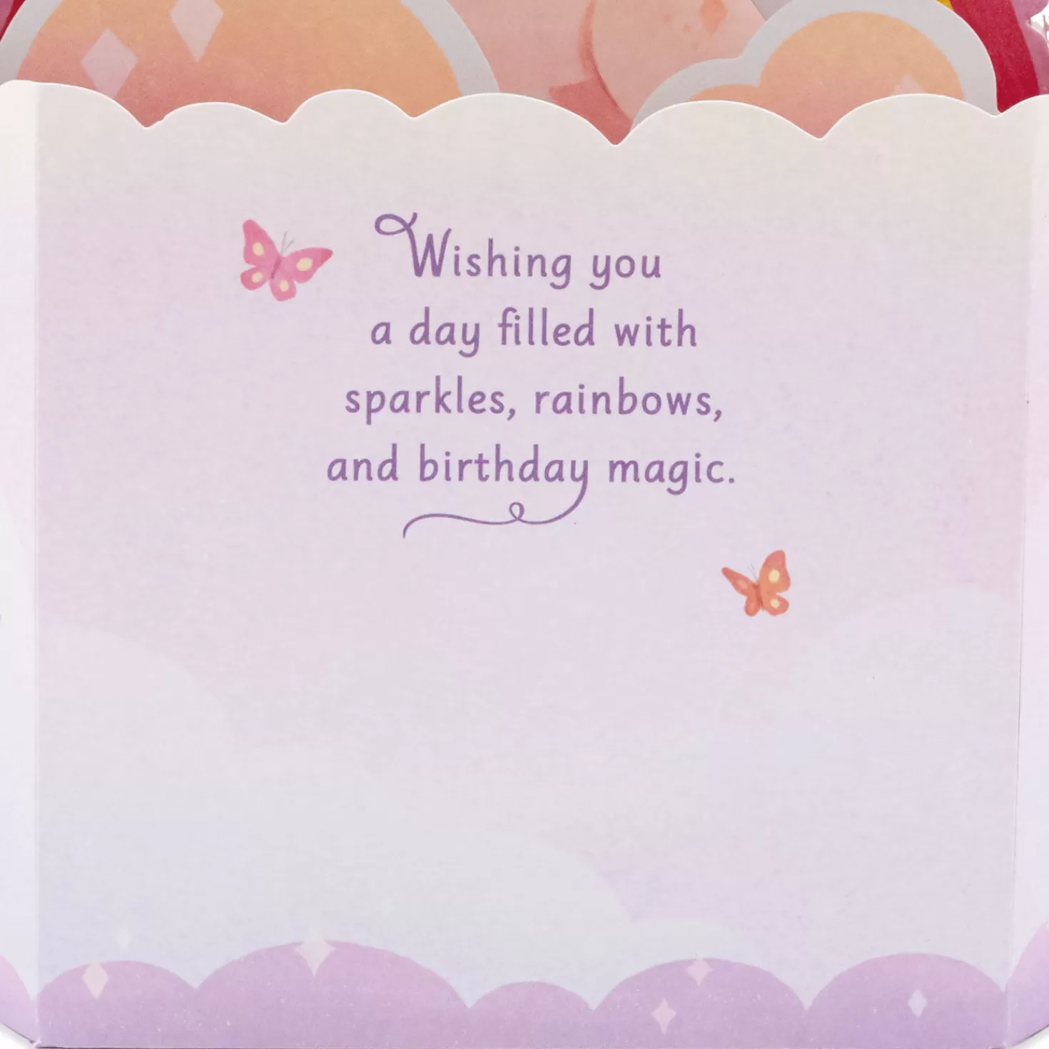 Birthday>Hallmark Unicorn Rainbow Musical 3D Pop-Up Birthday Card With Light