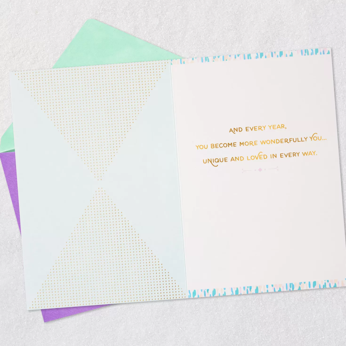 Birthday>Hallmark Unique And Loved In Every Way Birthday Card For Her