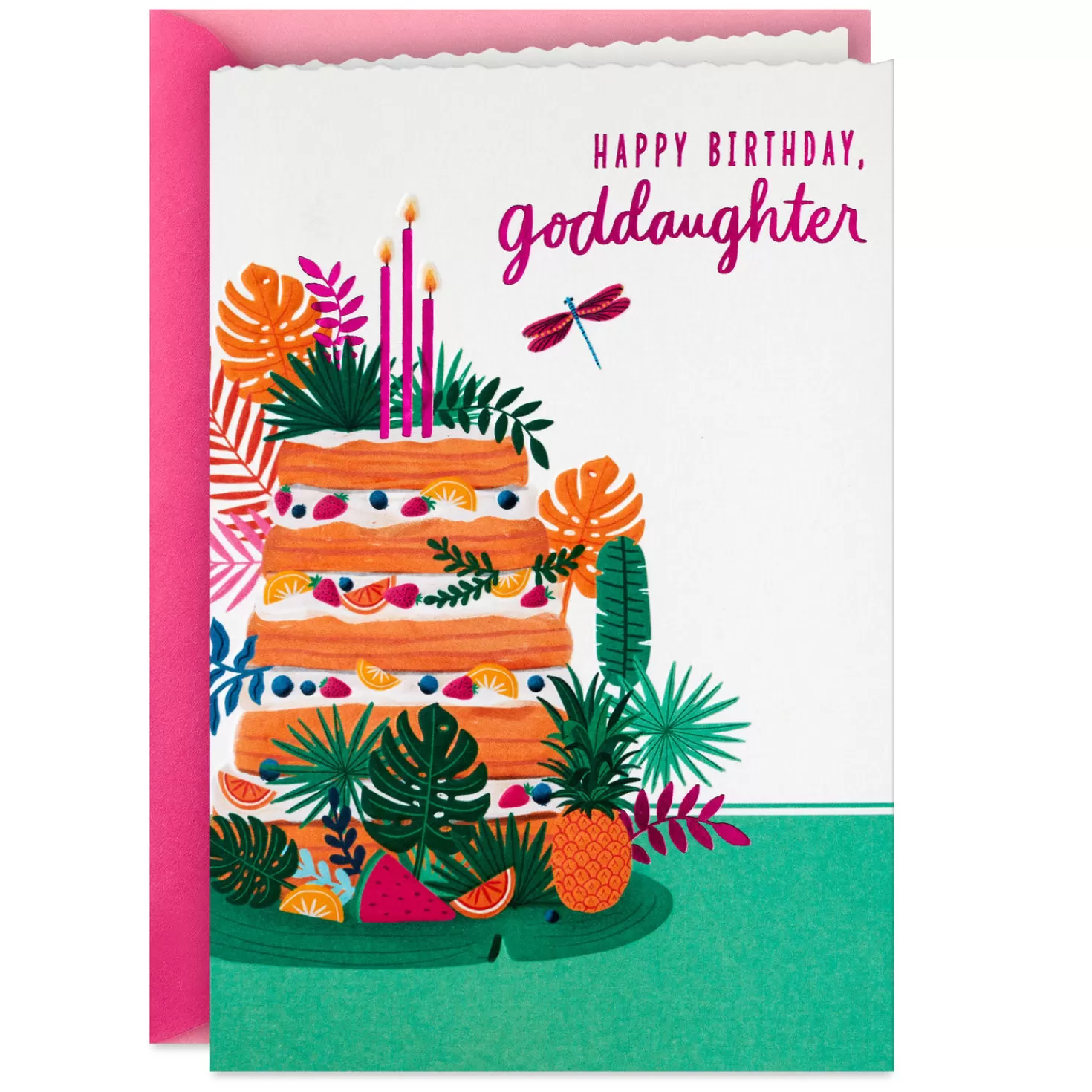Birthday>Hallmark Unique And Wonderful Birthday Card For Goddaughter