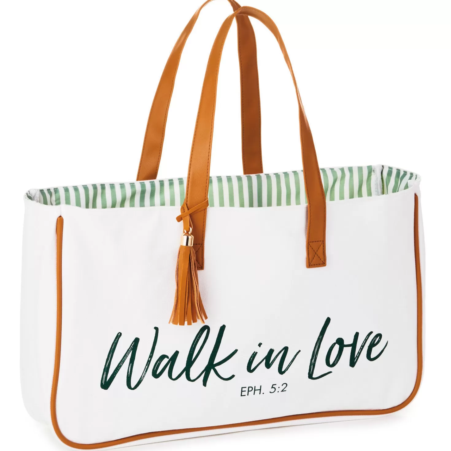 Cheap Walk In Love Canvas Tote Bag Encouragement