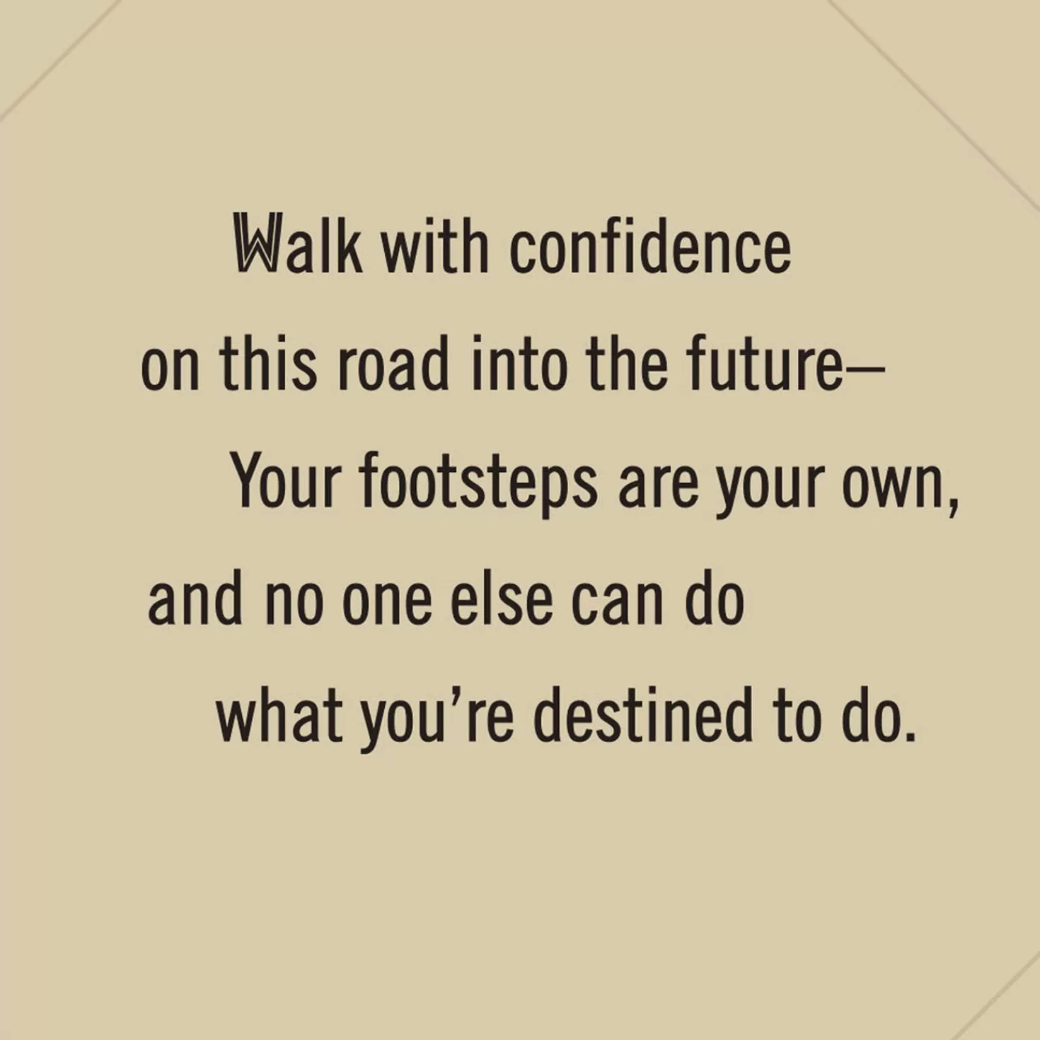 Cheap Walk With Confidence Into The Future Graduation Card Graduation