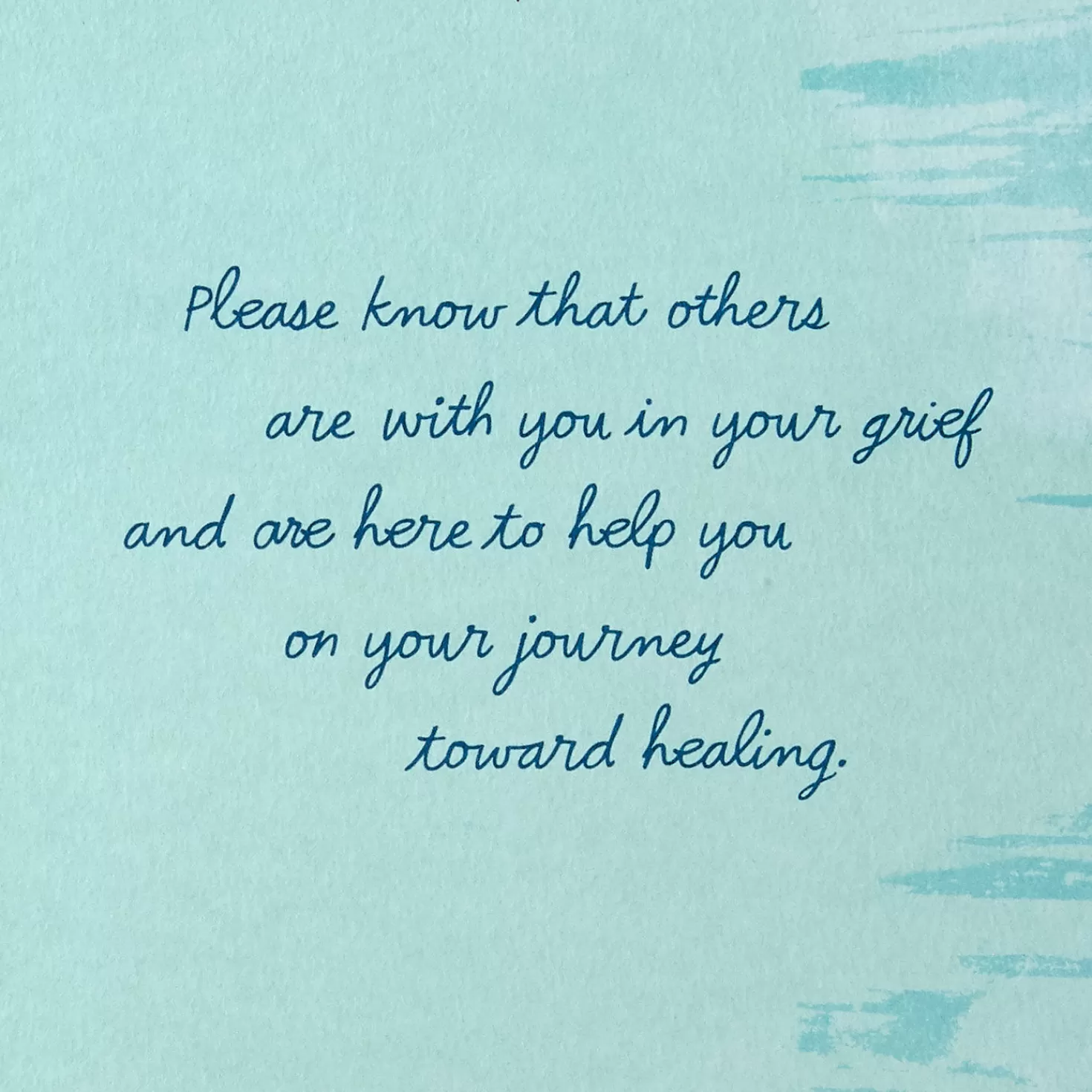New Walking With You In Grief Sympathy Card Sympathy