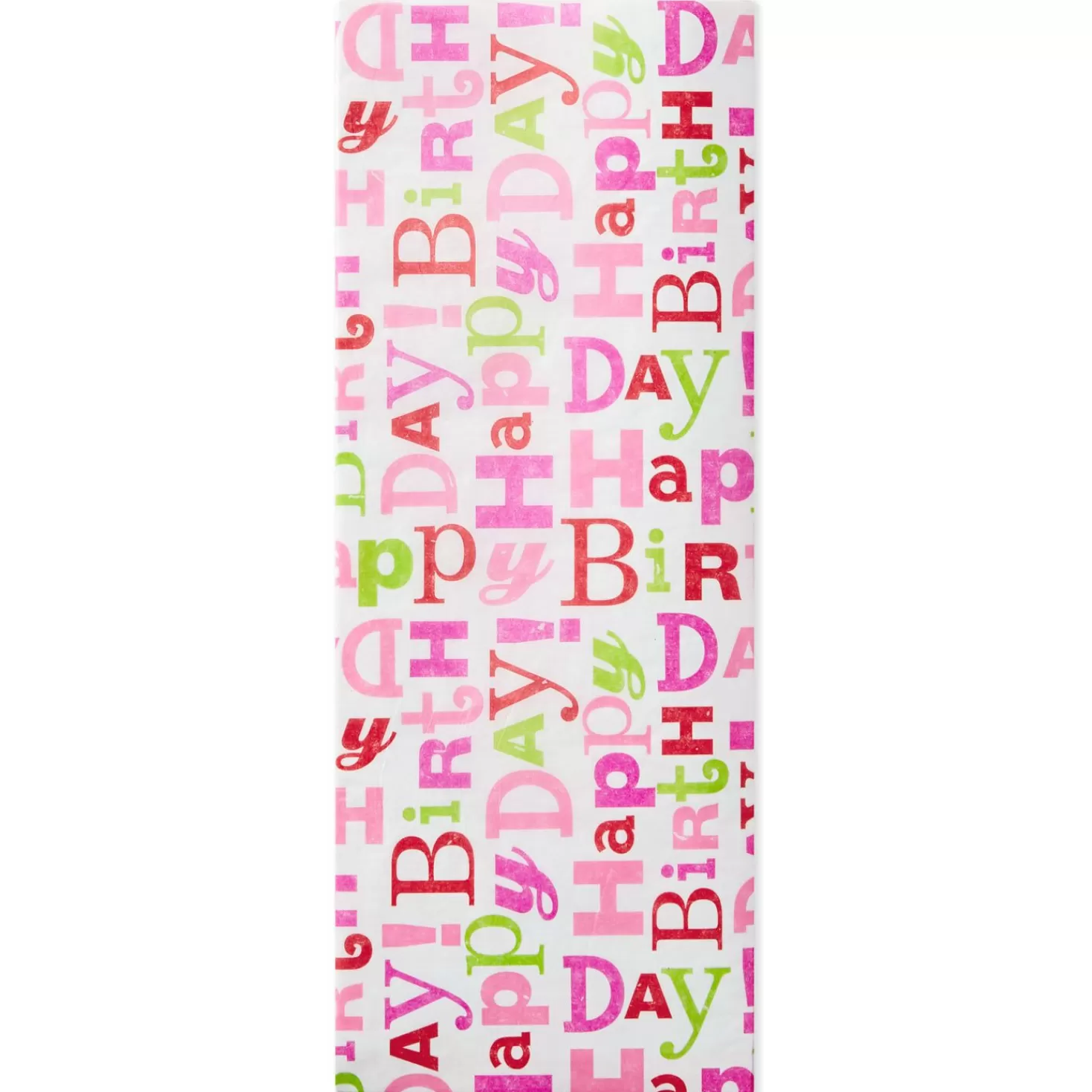 Birthday>Hallmark Warm Multicolor Happy Birthday Tissue Paper, 4 Sheets