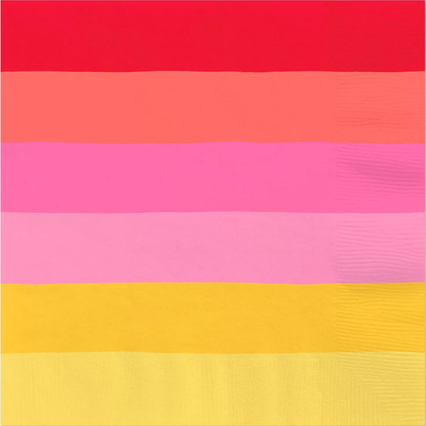 Birthday>Hallmark Warm Ombre Stripe Dinner Napkins, Set Of 16