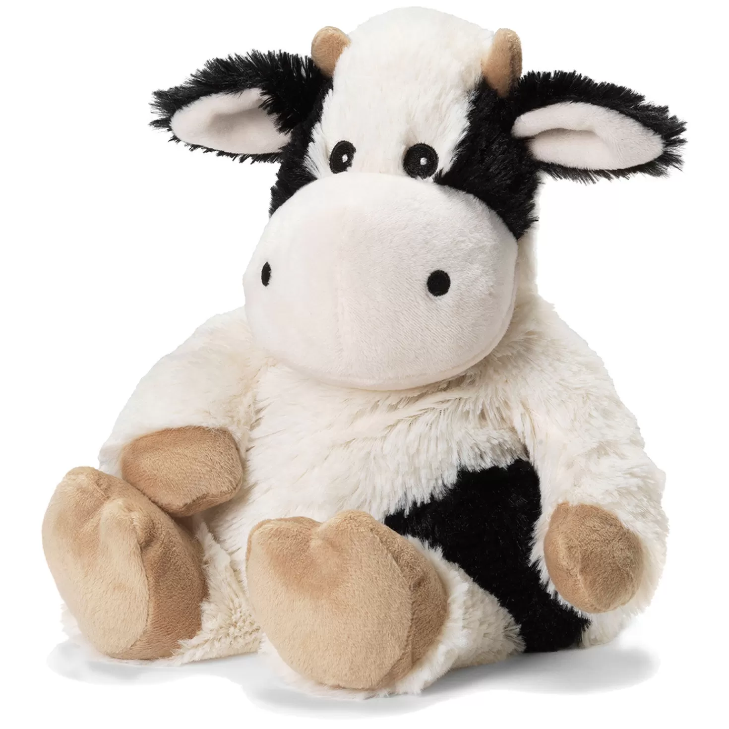 Online Warmies Heatable Scented Black And White Cow Stuffed Animal, 13" Encouragement