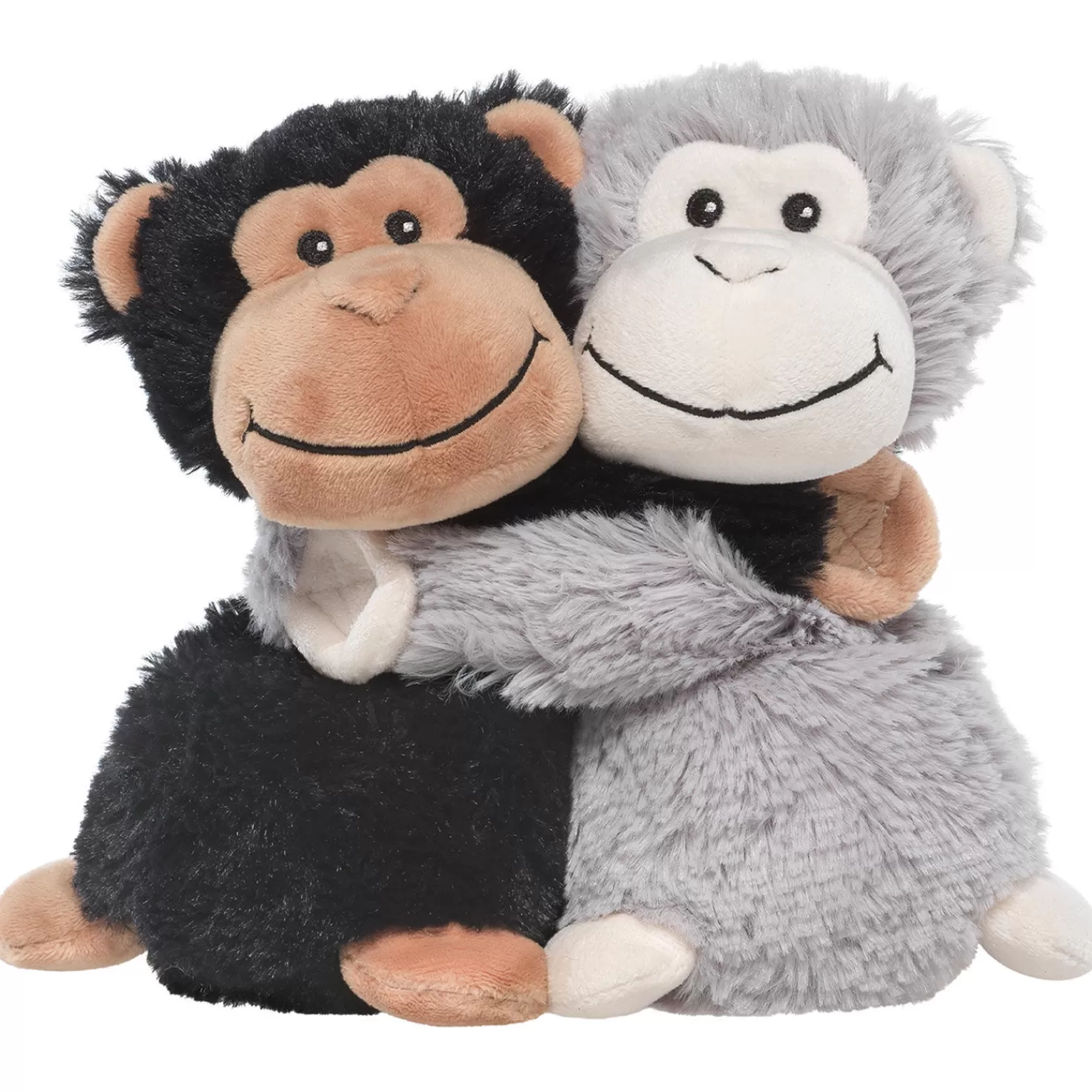 Best Warmies Hugs Heatable Scented Monkey Stuffed Animals, Set Of 2 Encouragement