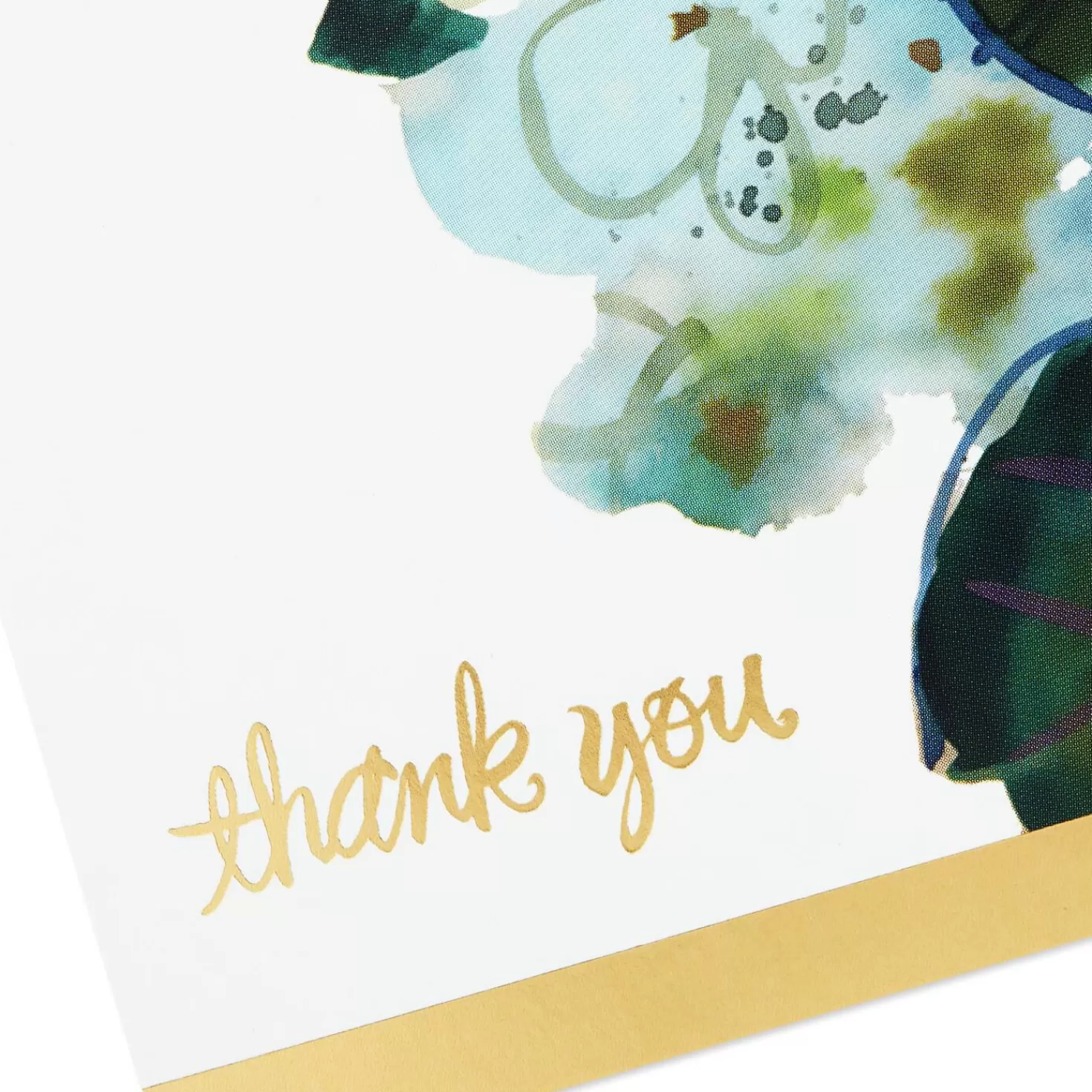 Shop Watercolor Flowers Assorted Blank Note Cards, Box Of 40 Thank You