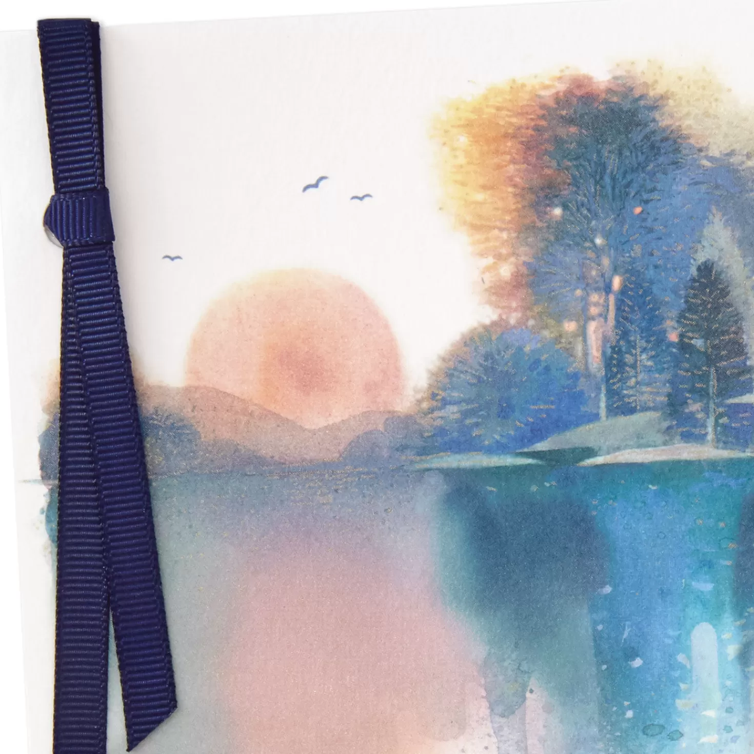 Best Watercolor Landscape Sympathy Card For Loss Of Father Sympathy