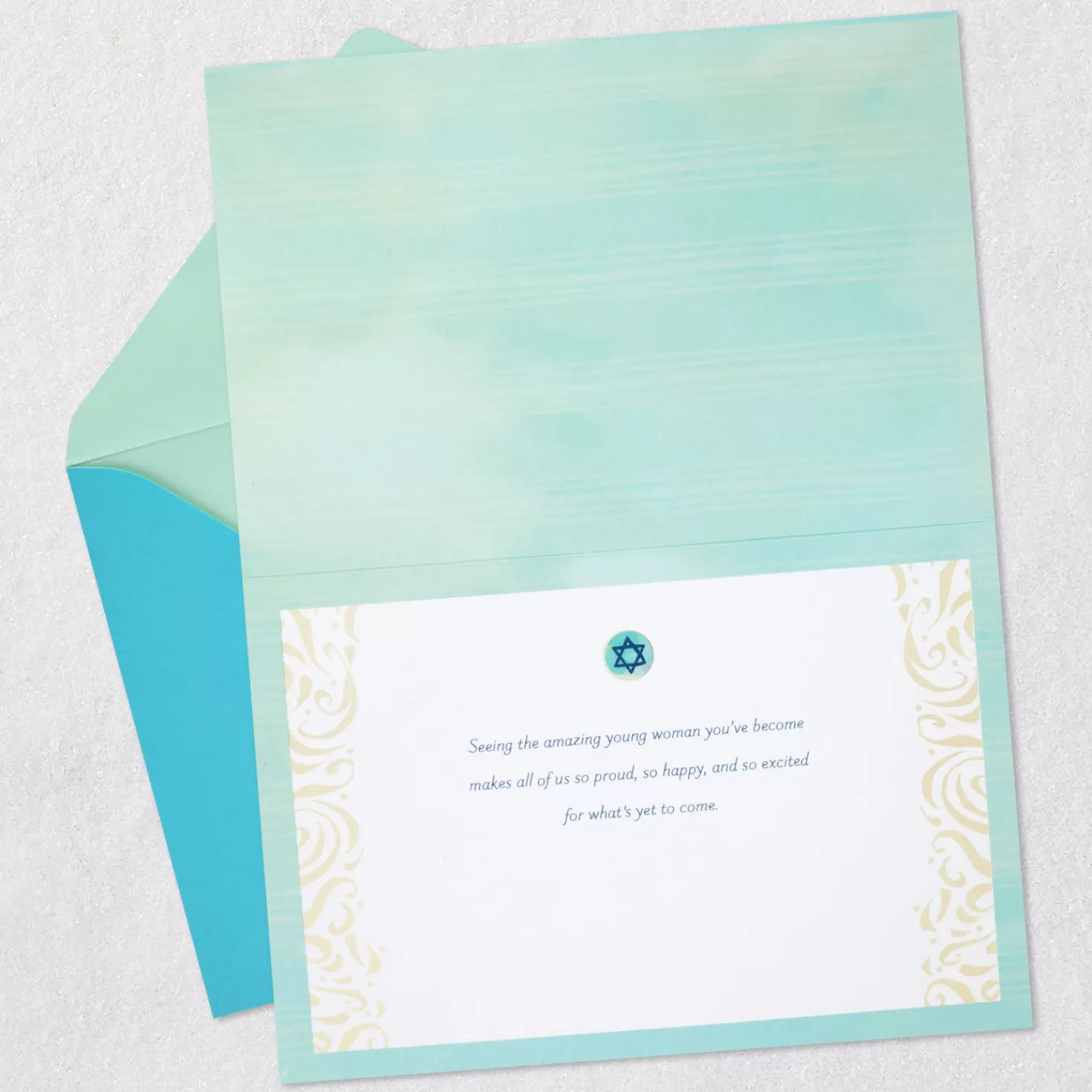 Best Watercolor Mazel Tov Bat Mitzvah Card Bat Mitzvah