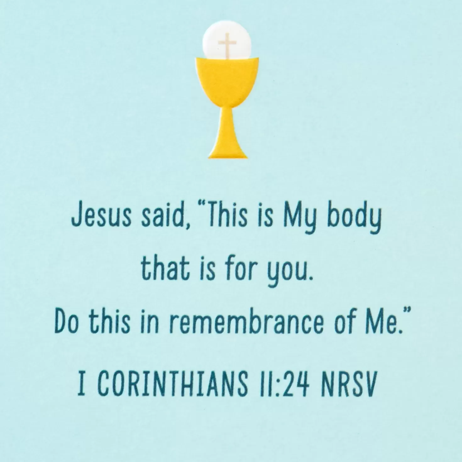 Outlet We Are Blessed Religious First Communion Card For Son First Communion
