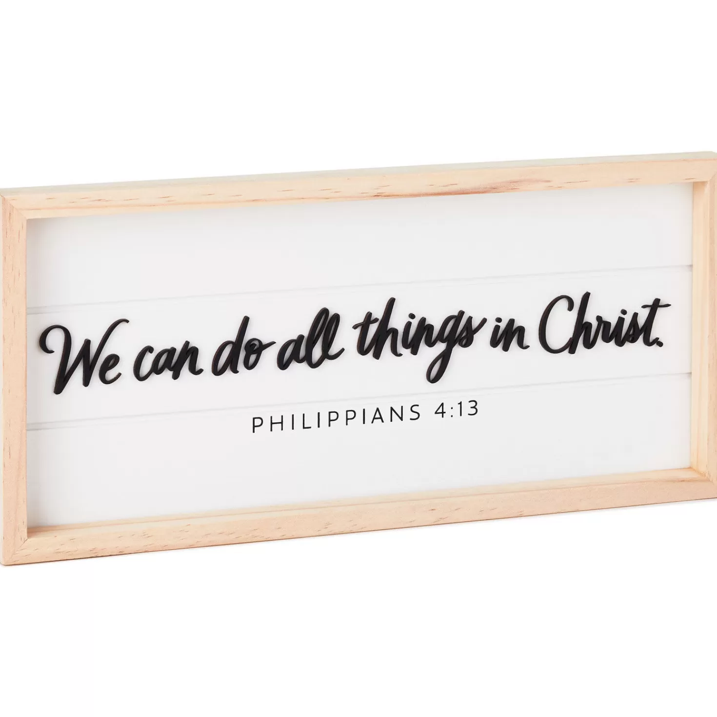 Best We Can Do All Things In Christ Wooden Quote Sign, 15X7 Encouragement