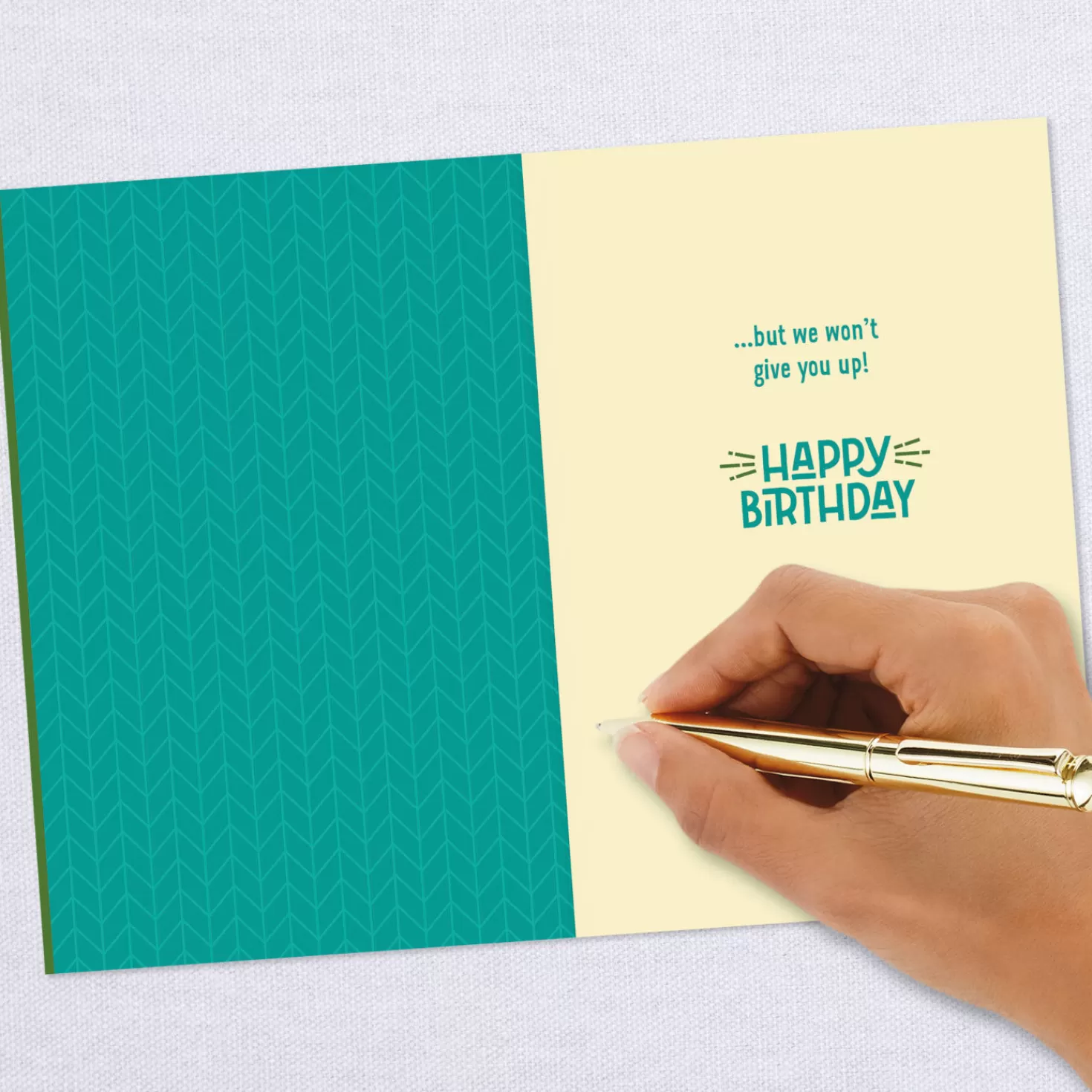 Birthday>Hallmark We Won'T Give You Up Funny Birthday Card For Son