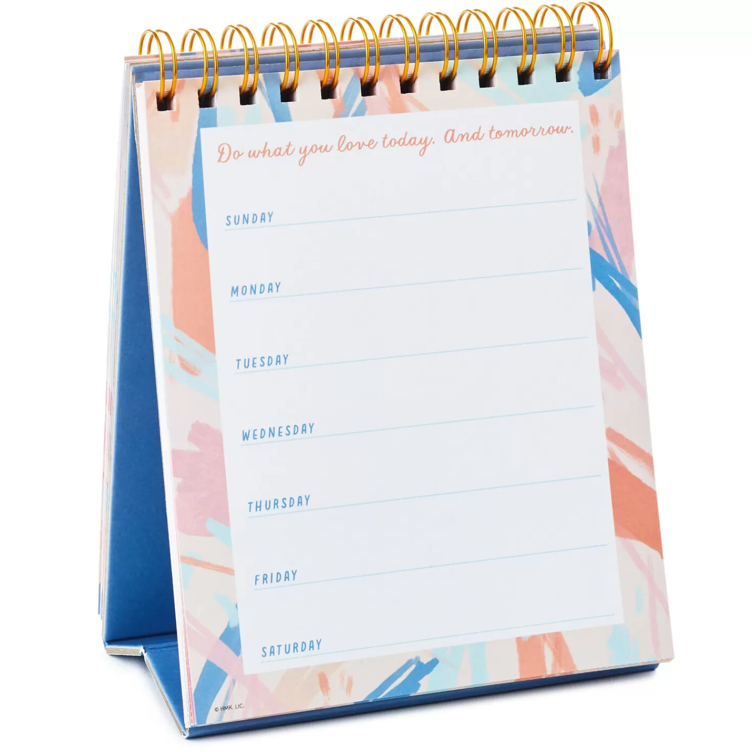 New Week At A Glance Spiral Stand-Up Planner Thank You