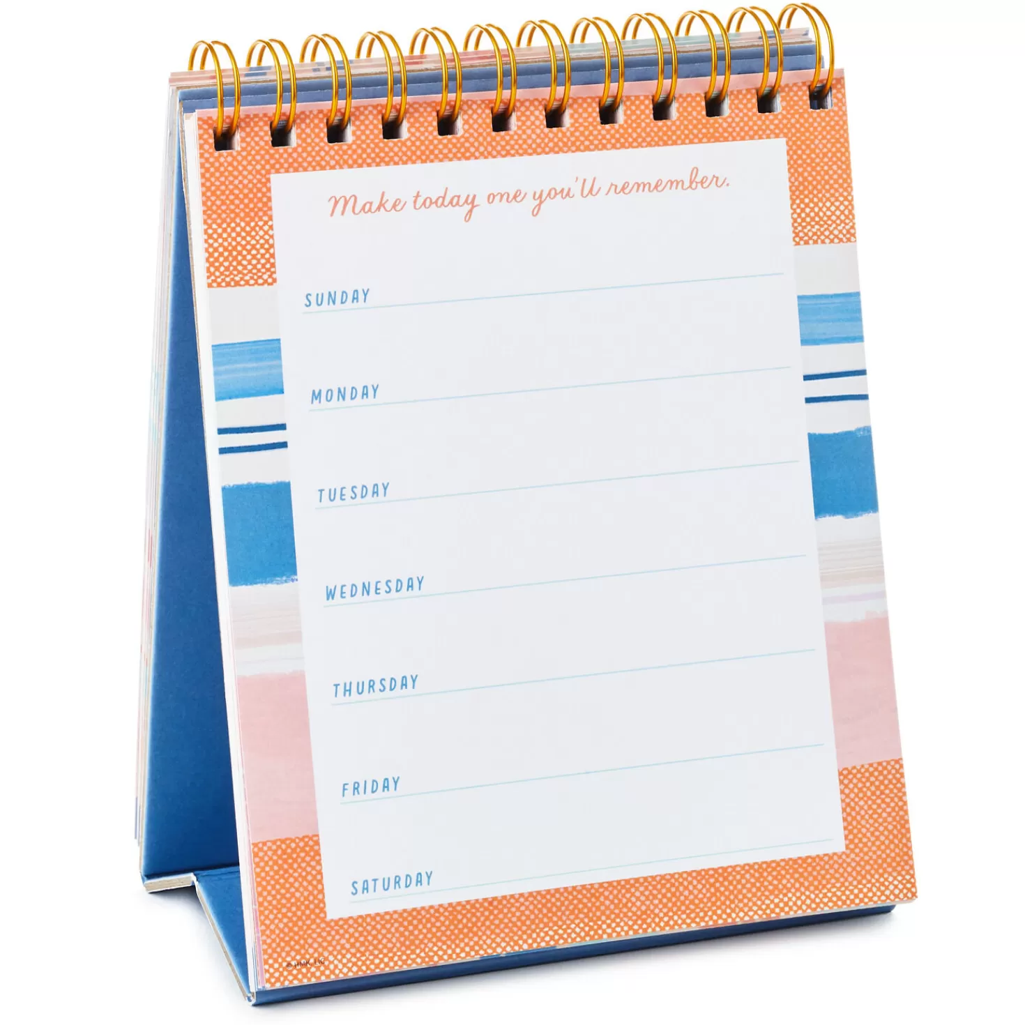 New Week At A Glance Spiral Stand-Up Planner Thank You