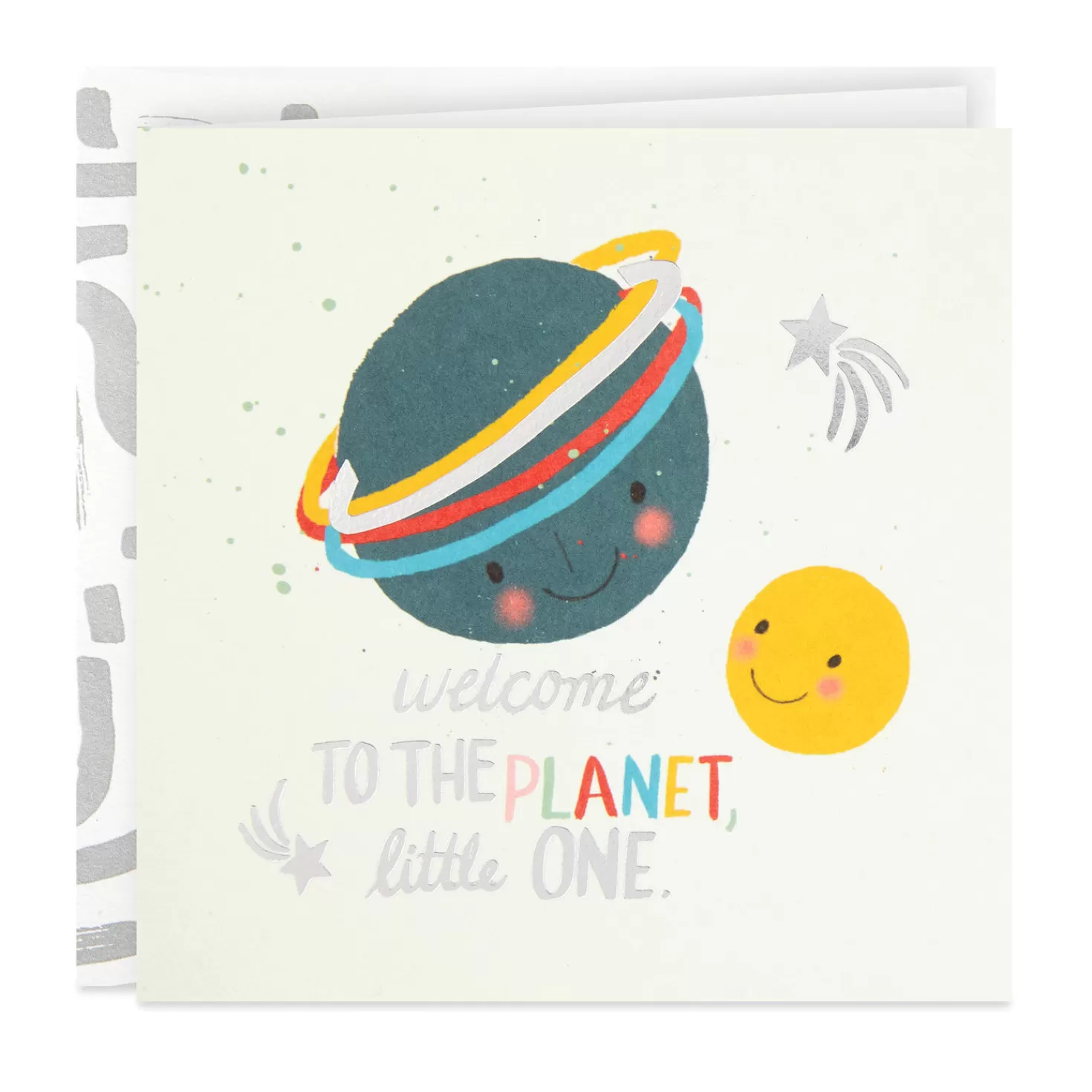 Hot Welcome To The Planet New Baby Card Baby