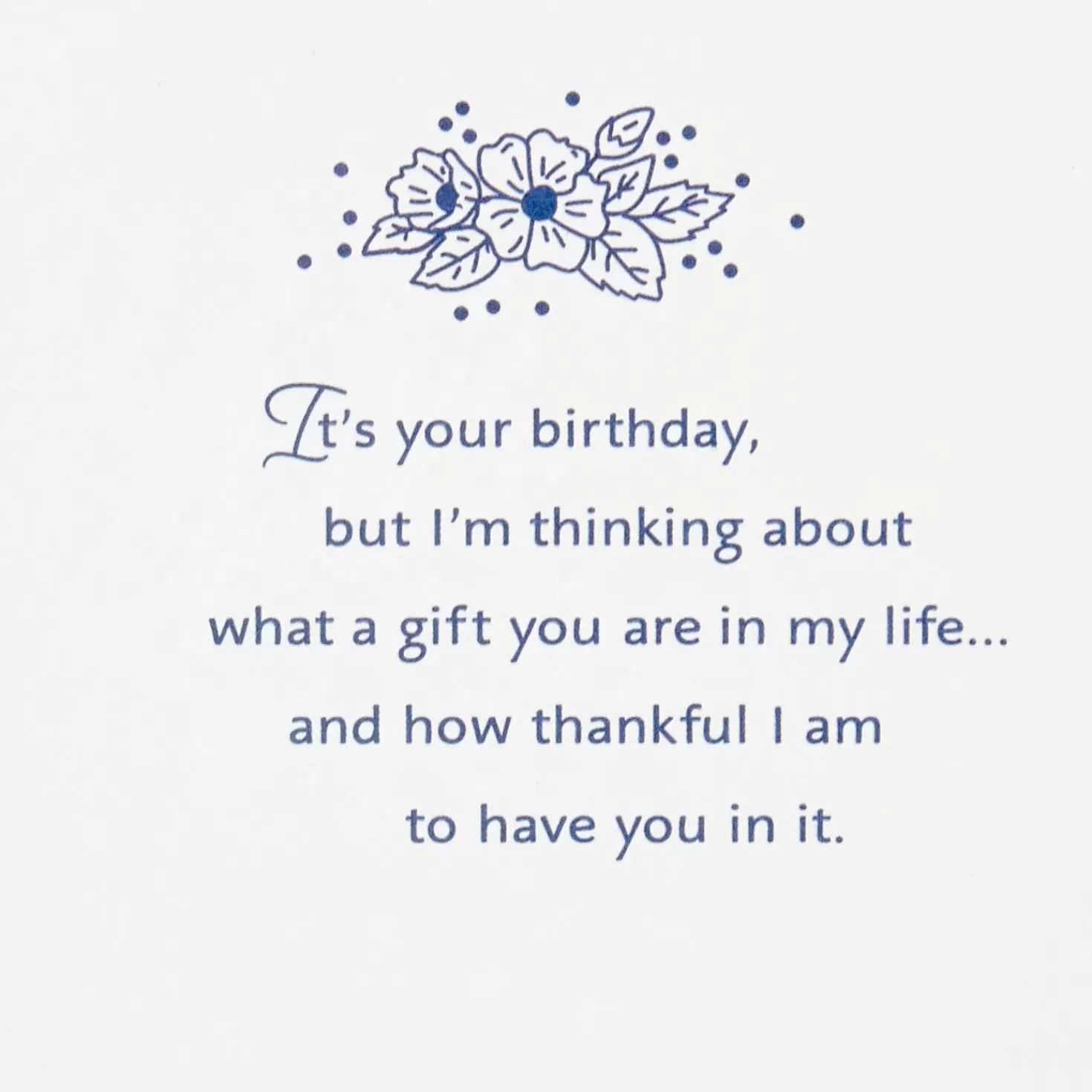 Birthday>Hallmark What A Gift You Are To Me Birthday Card