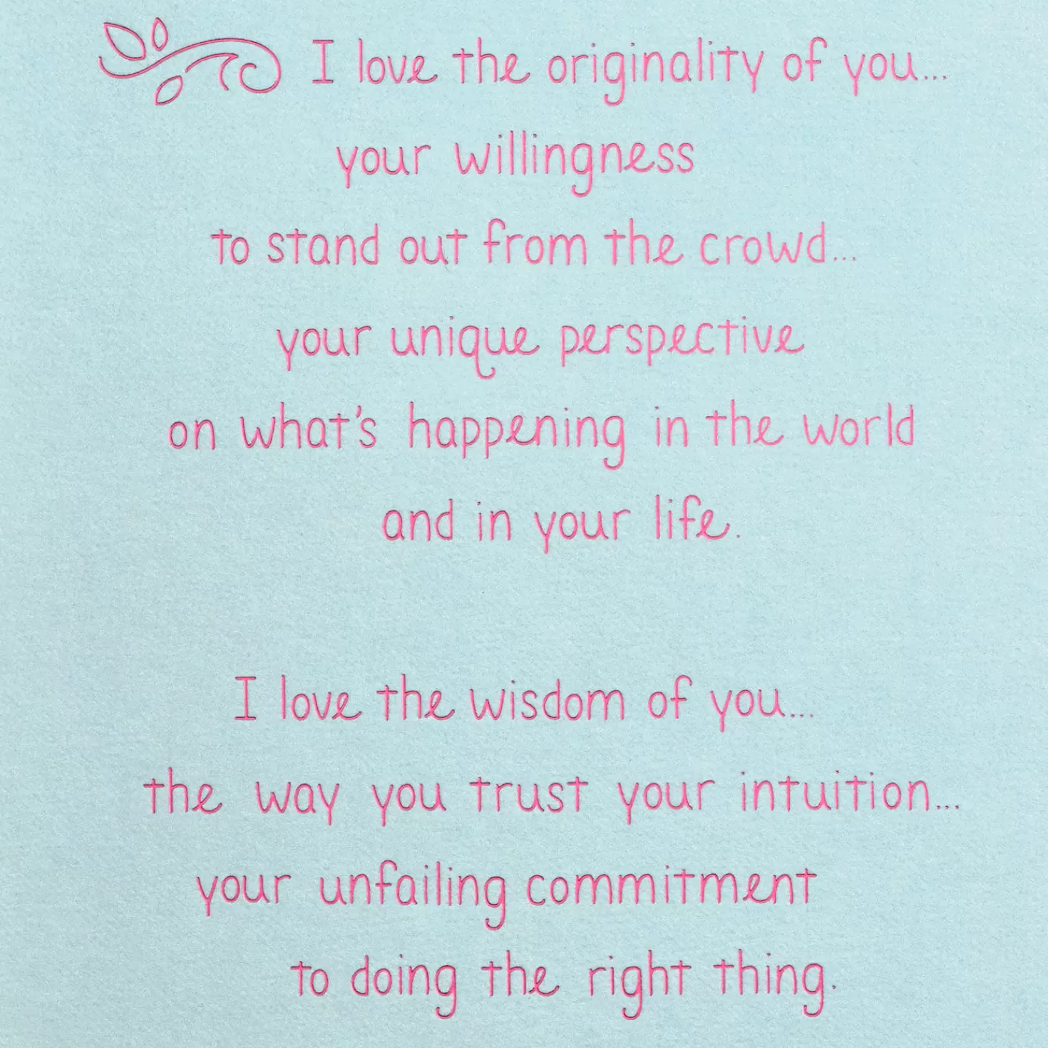 Birthday>Hallmark What I Love About You Birthday Card For Daughter