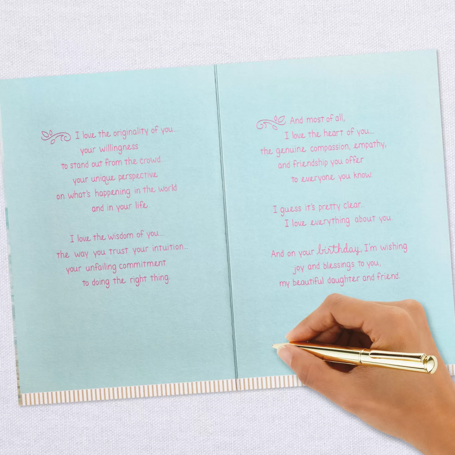 Birthday>Hallmark What I Love About You Birthday Card For Daughter
