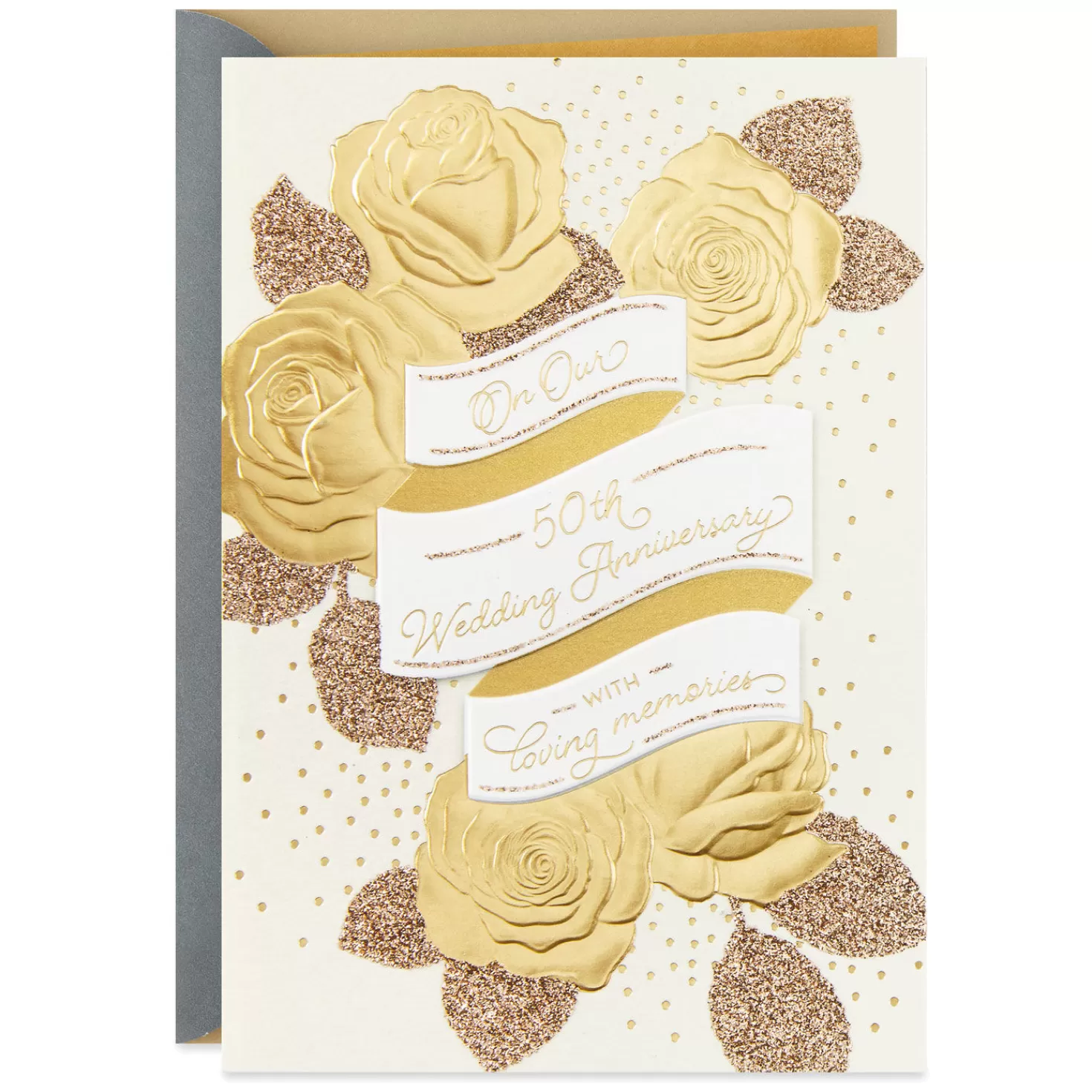 Anniversary>Hallmark What Matters Most Is You Beside Me 50Th Anniversary Card